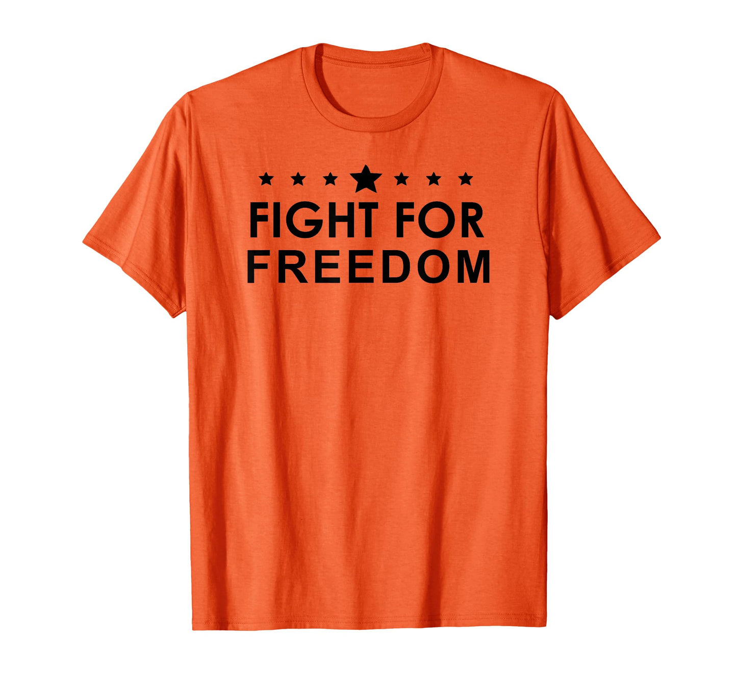 Freedom Sign Fight for Freedom White Shirt That Says Freedom T-Shirt