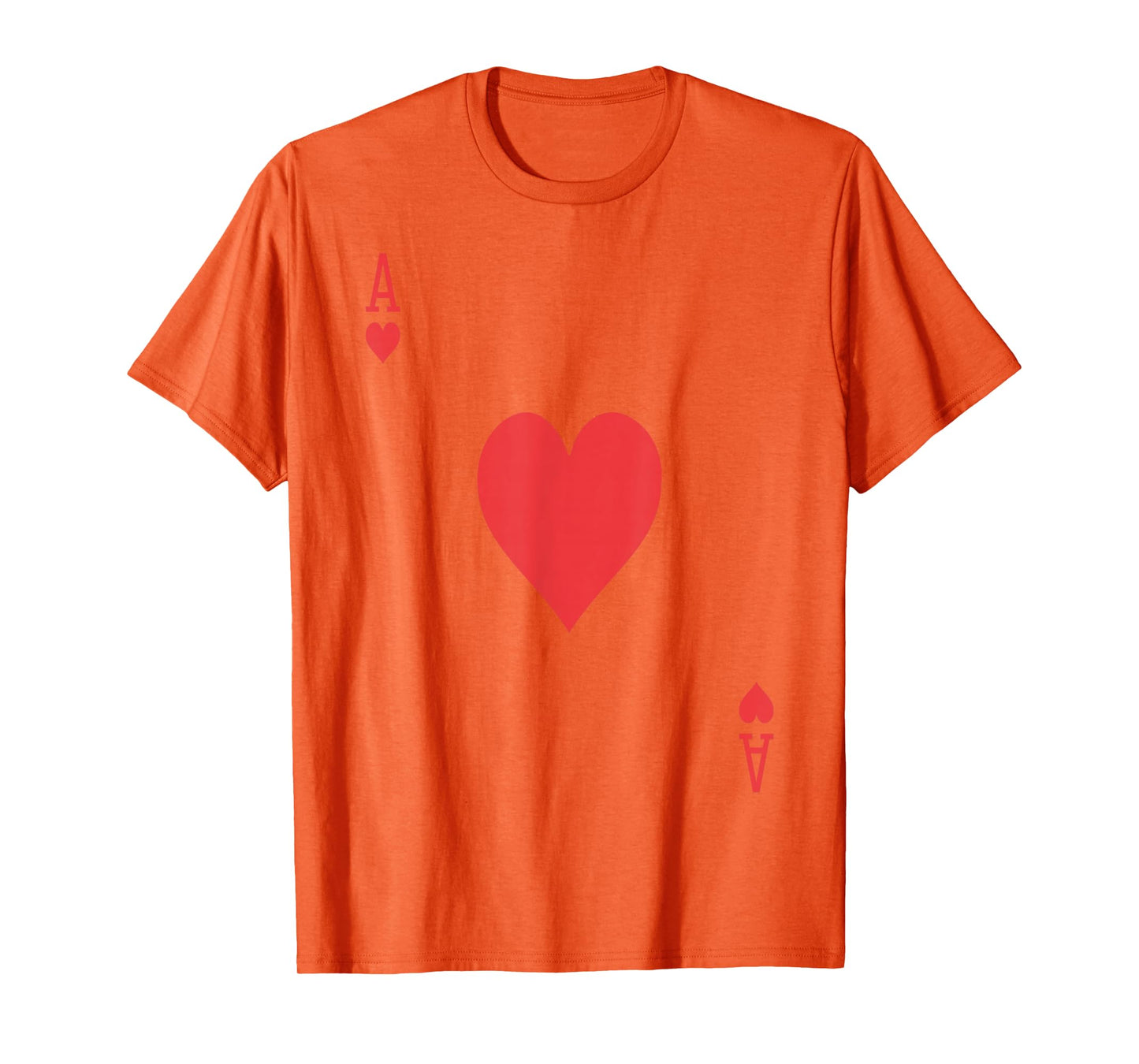 Ace of Hearts | Royal Flush Group Costume Playing Card T-Shirt