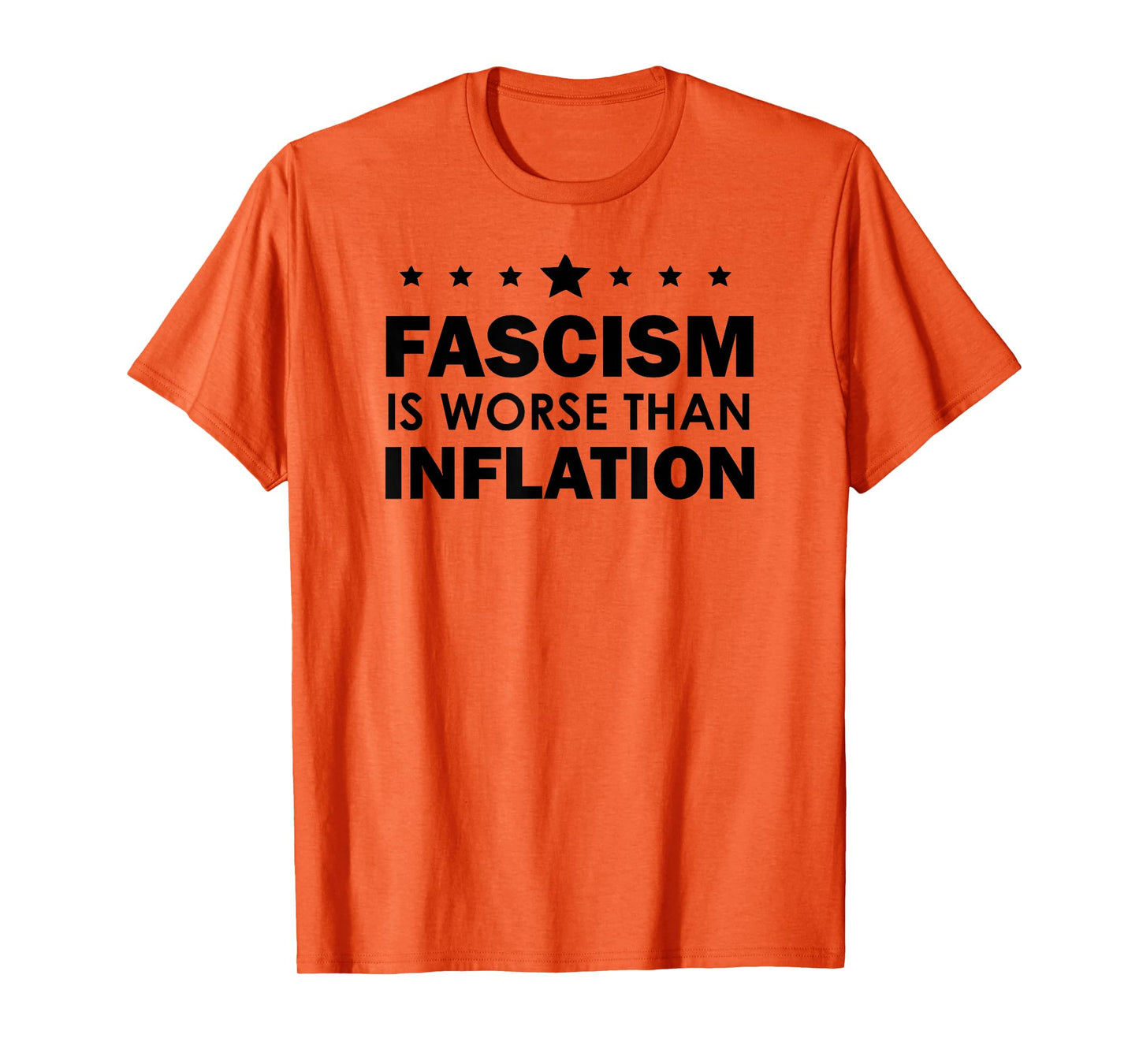 Resist Fascism is Worse Than Inflation No Kings Anti-Fascism T-Shirt