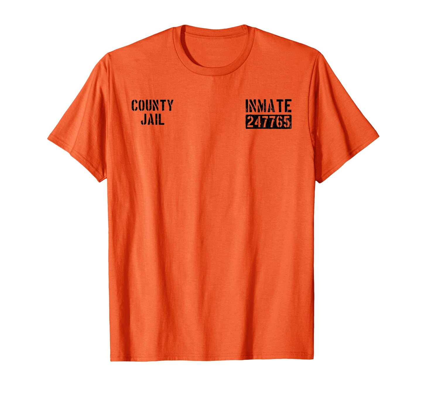 Inmate Of The Month Prisoner Costume Inmate County Jail T-Shirt