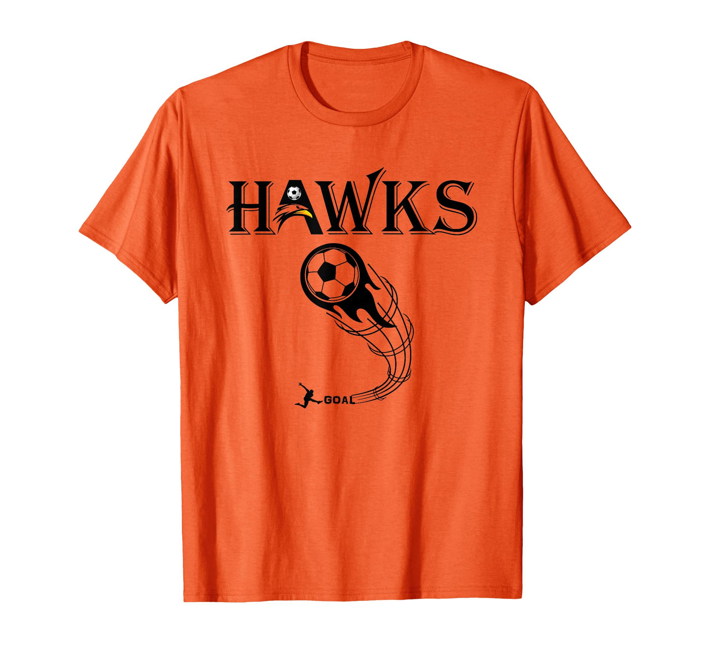 Hawks Soccer Team Tee Shirt T-Shirt