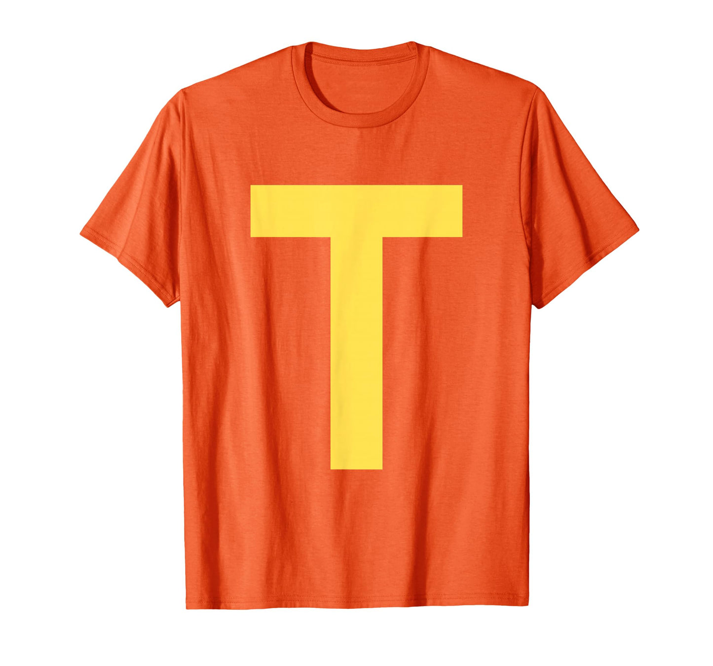 Letter T Funny Group Matching Halloween Costume T-Shirt