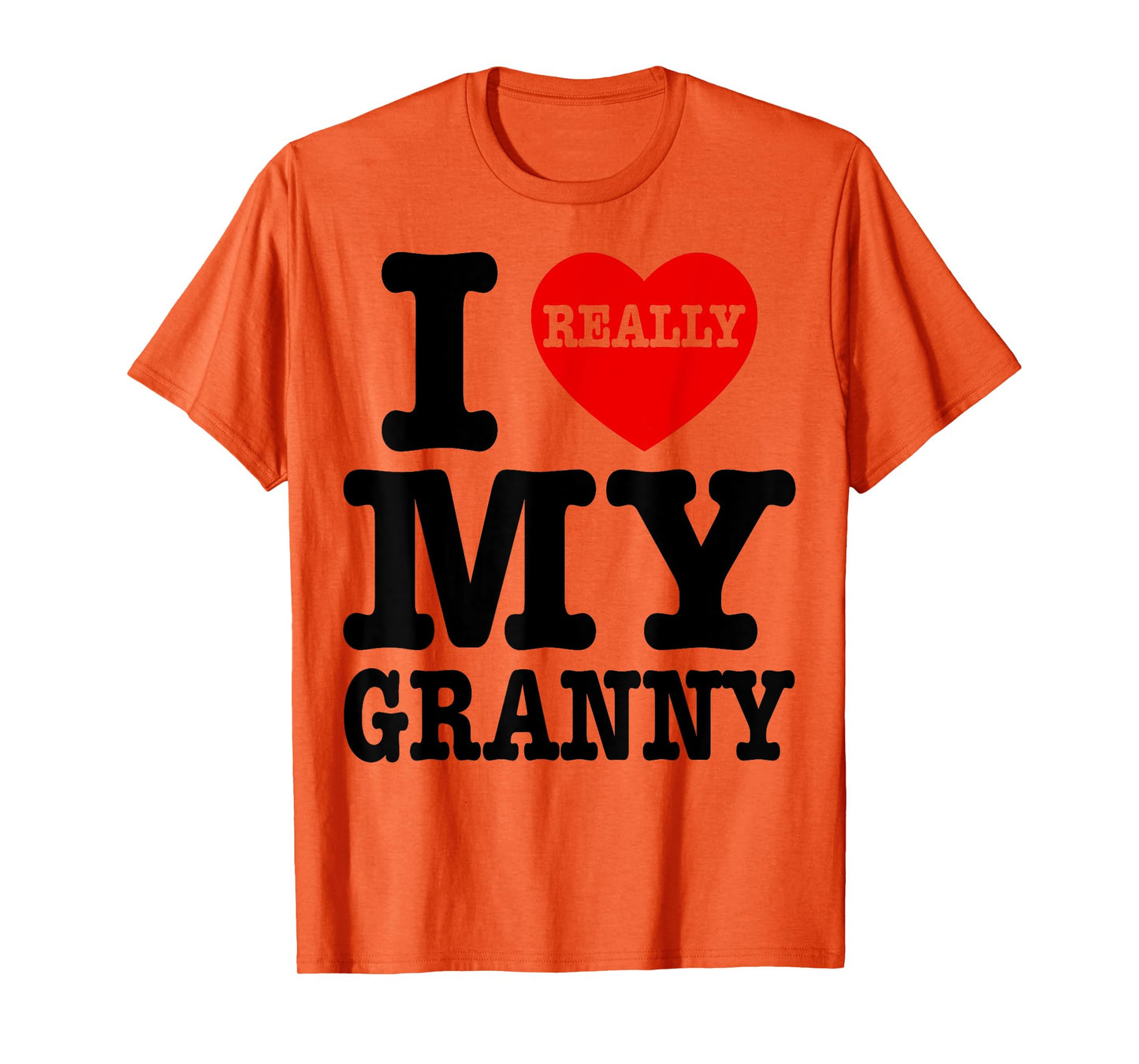I Love (Heart) My Granny Grandma Kids Granddaughter Grandson T-Shirt