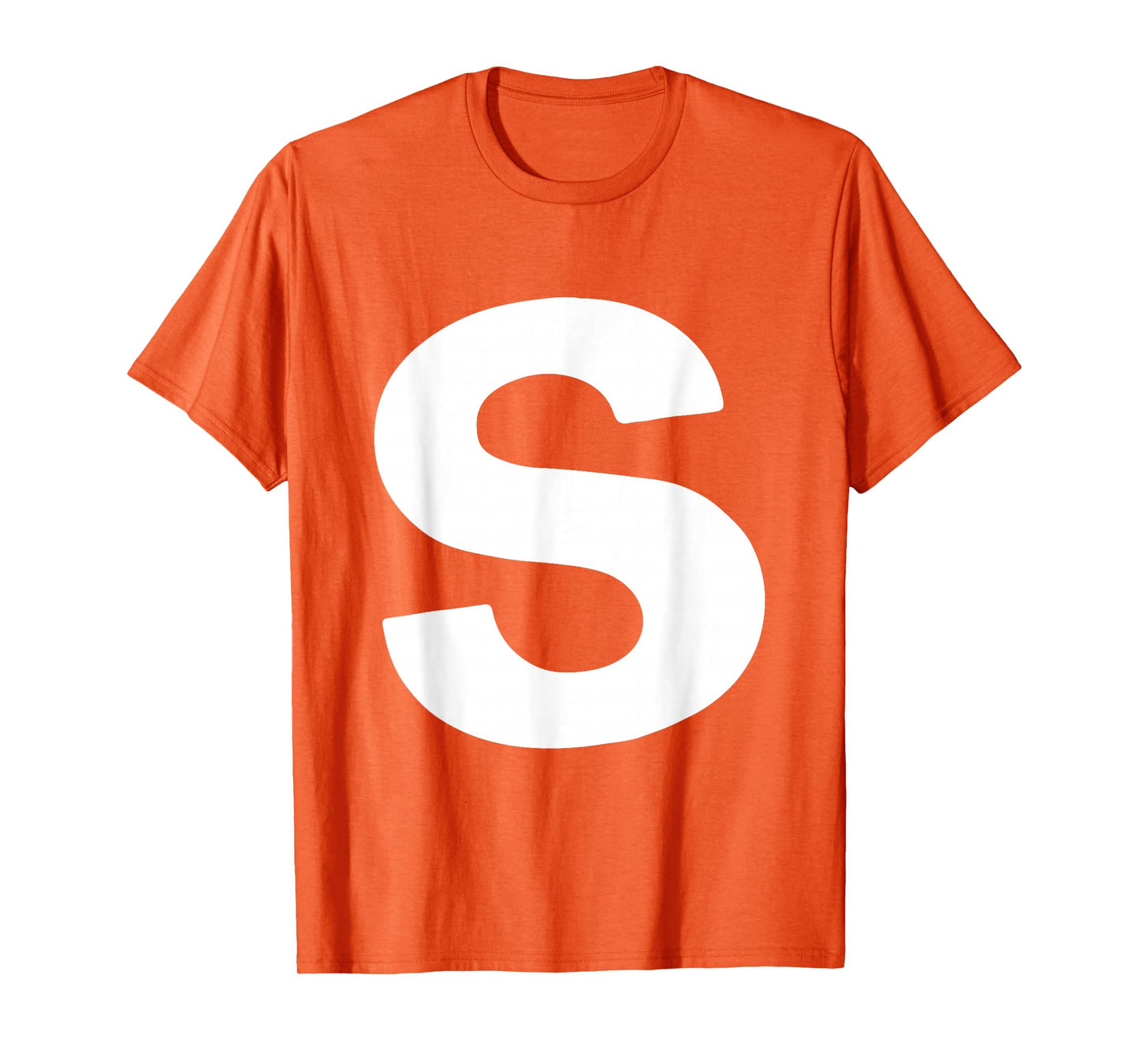 DIY Letter S Halloween Matching Group Easy Lazy Costume T-Shirt