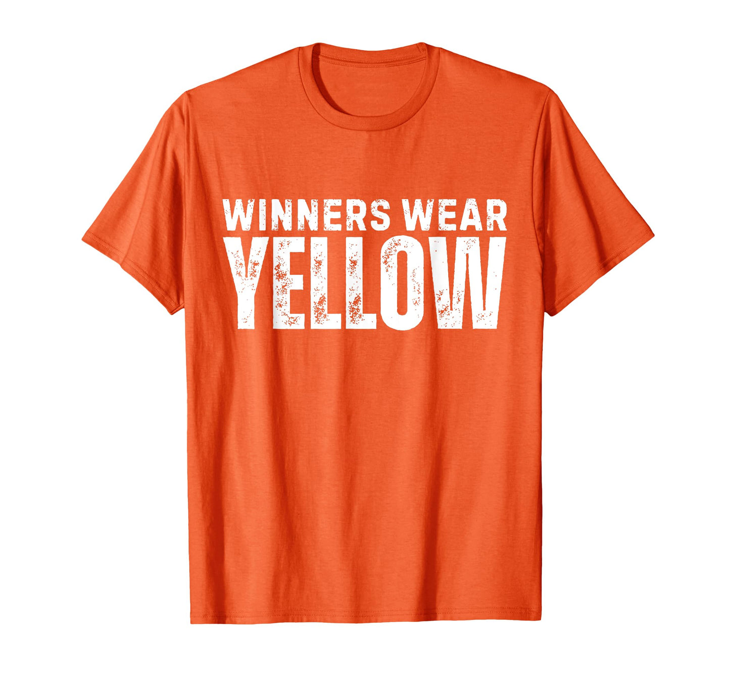 Winners Wear Yellow Spirit Wear Team Game Color War Camp T-Shirt