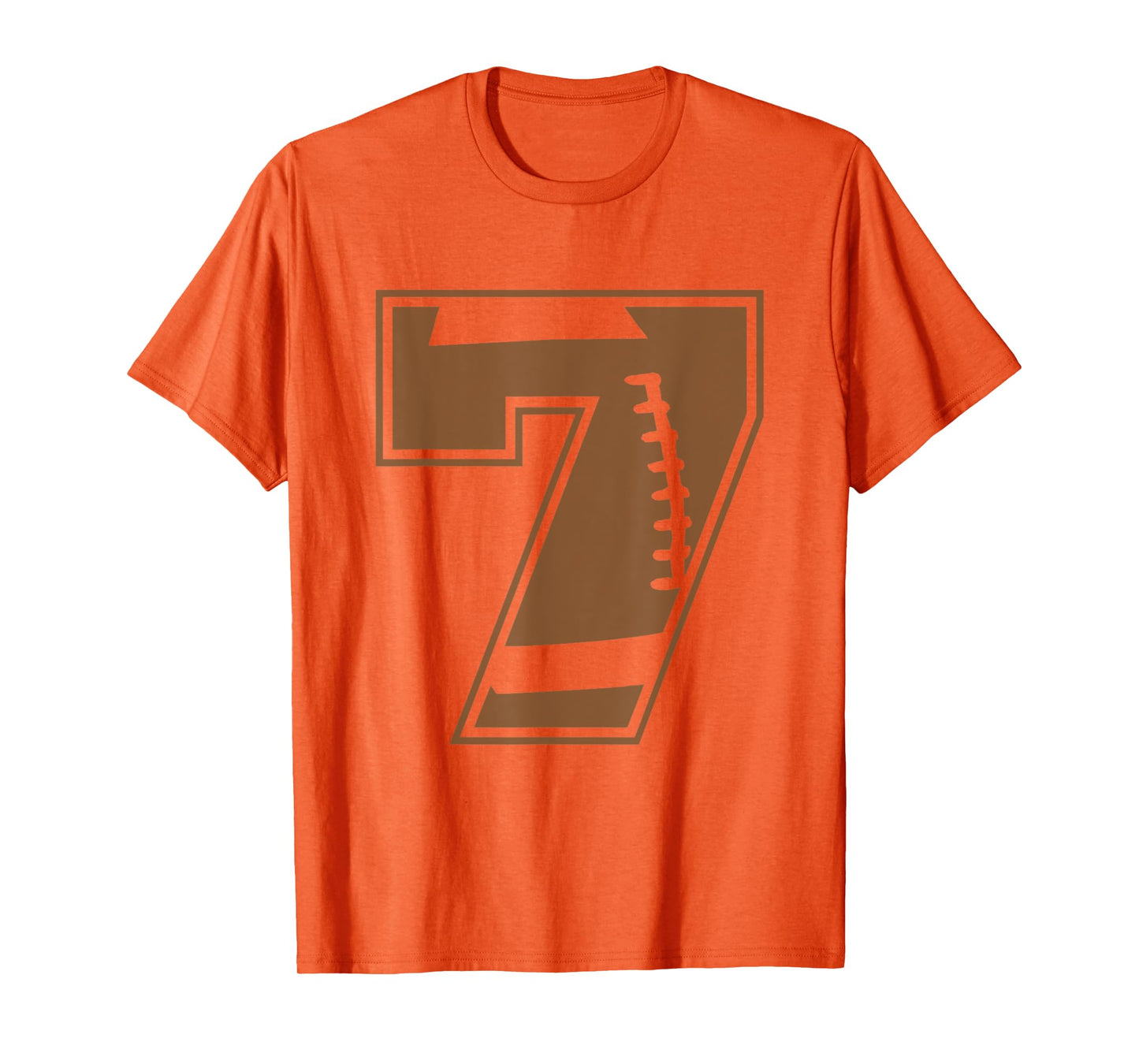 Football 7 Jersey Number T-Shirt