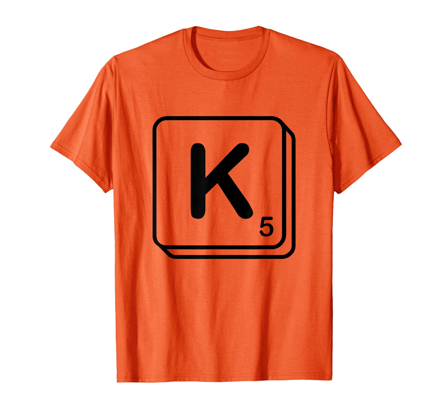 Letter K Word Game Tile T-Shirt