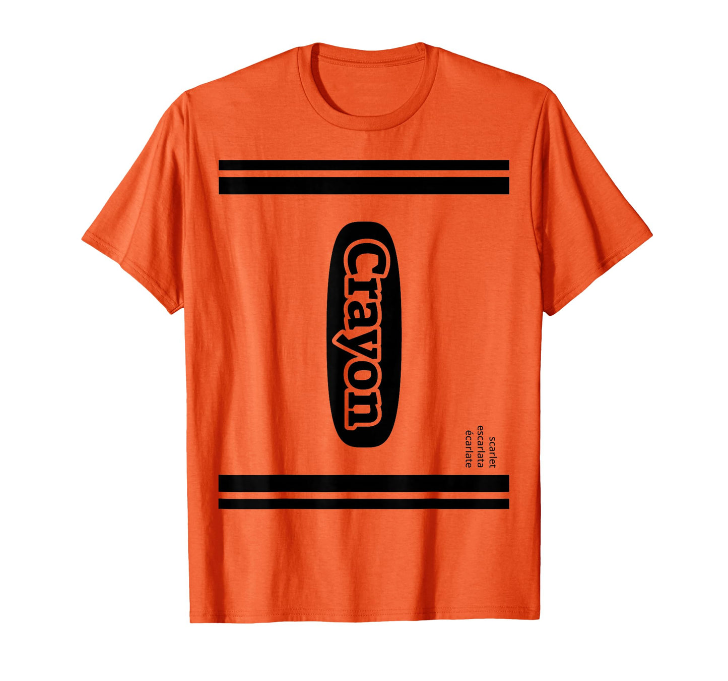 Crayon Scarlet Red Group Costume T-Shirt