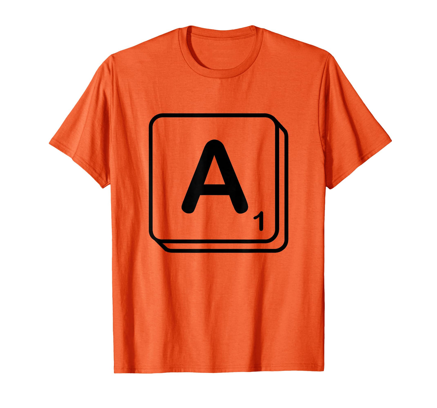 Letter A Word Game Tile T-Shirt