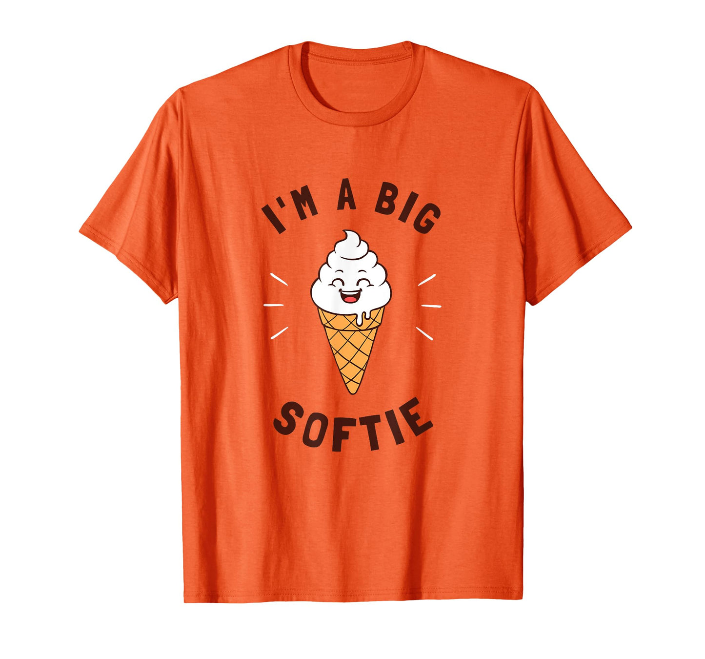 I'm A Big Softie Ice Cream Softy Funny Word Game T-Shirt