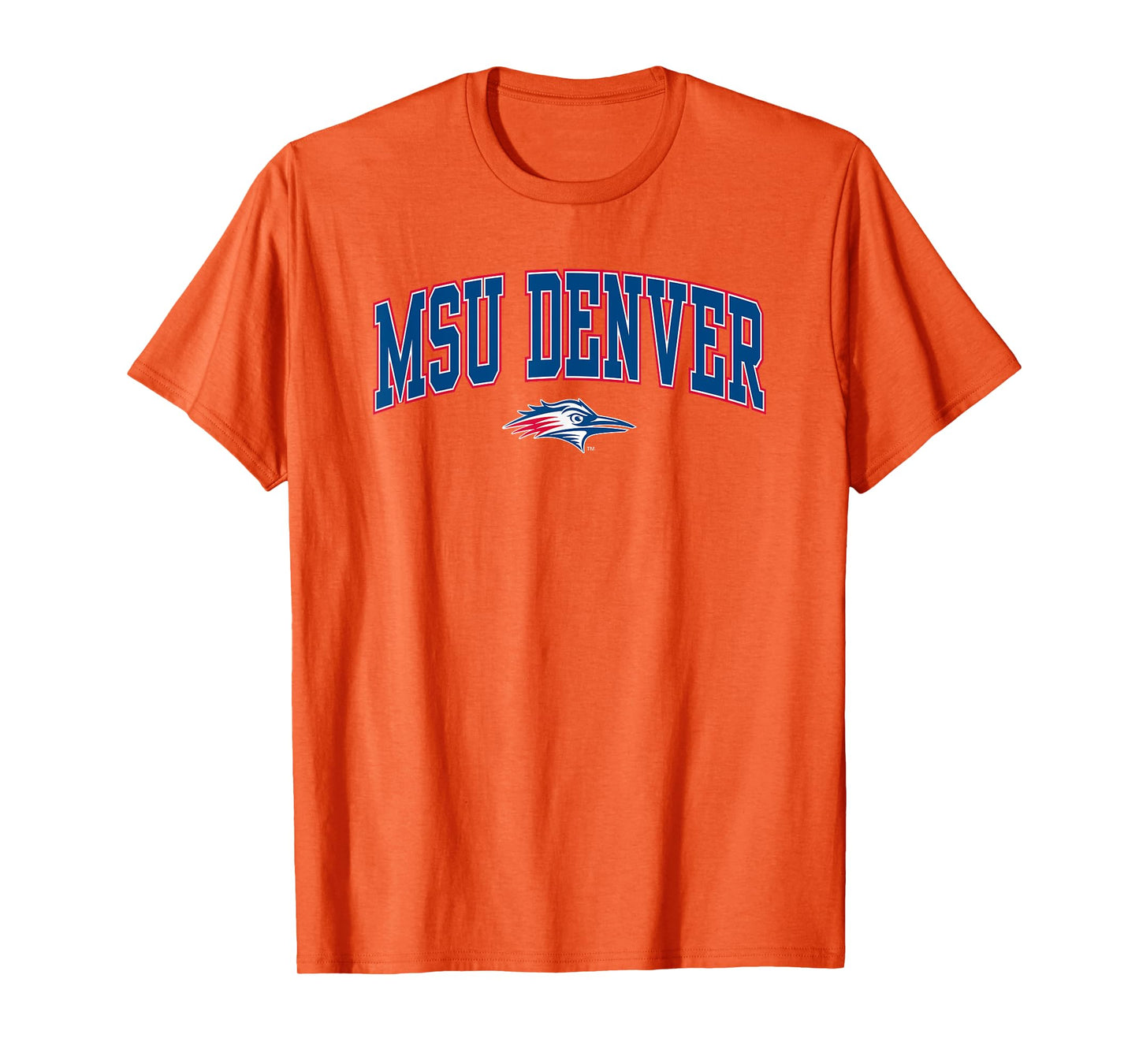 MSU Denver Roadrunners Arch Over Gray Officially Licensed T-Shirt