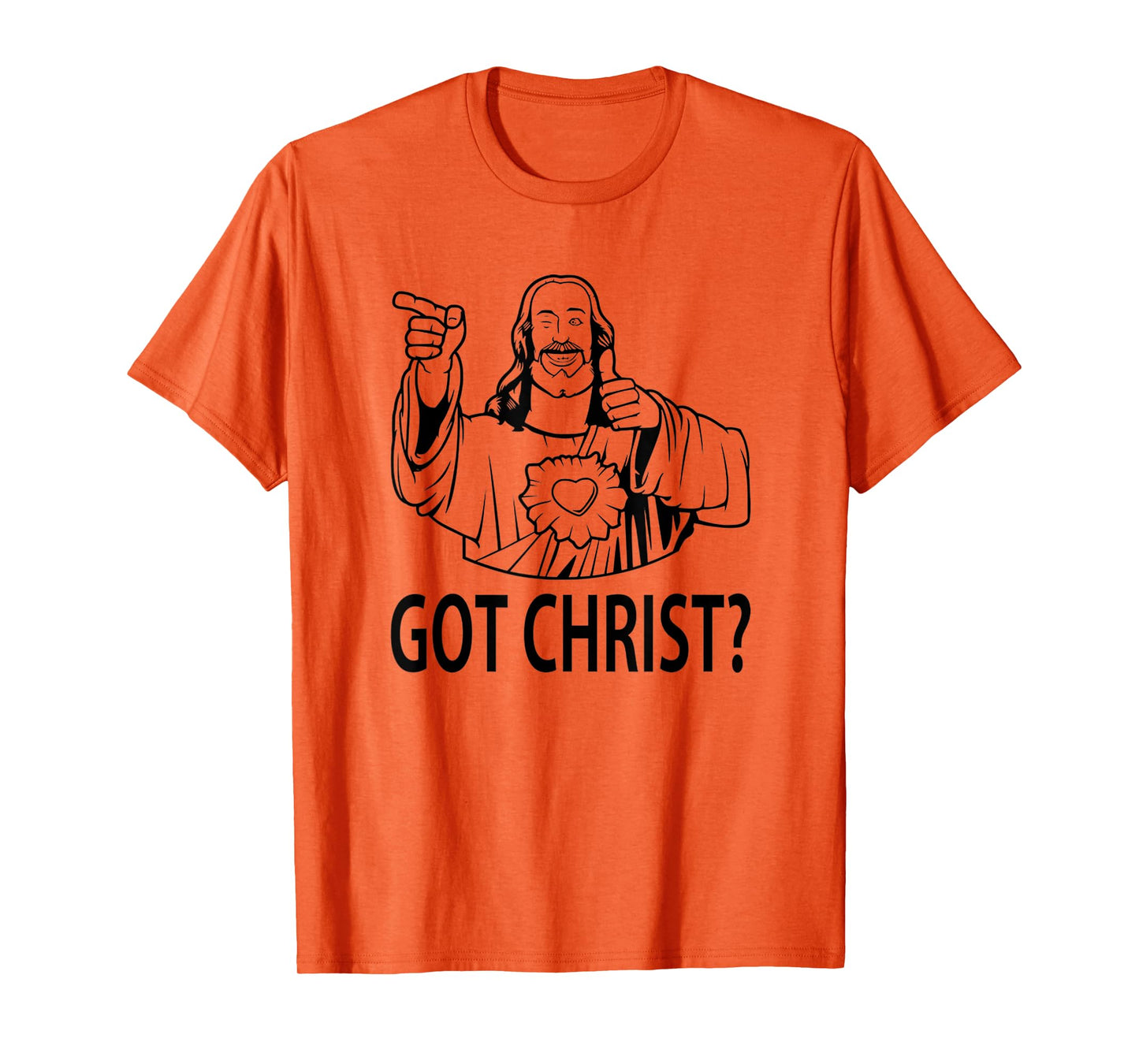 Funny Happy Buddy Jesus Christ Religious Christian T-Shirt