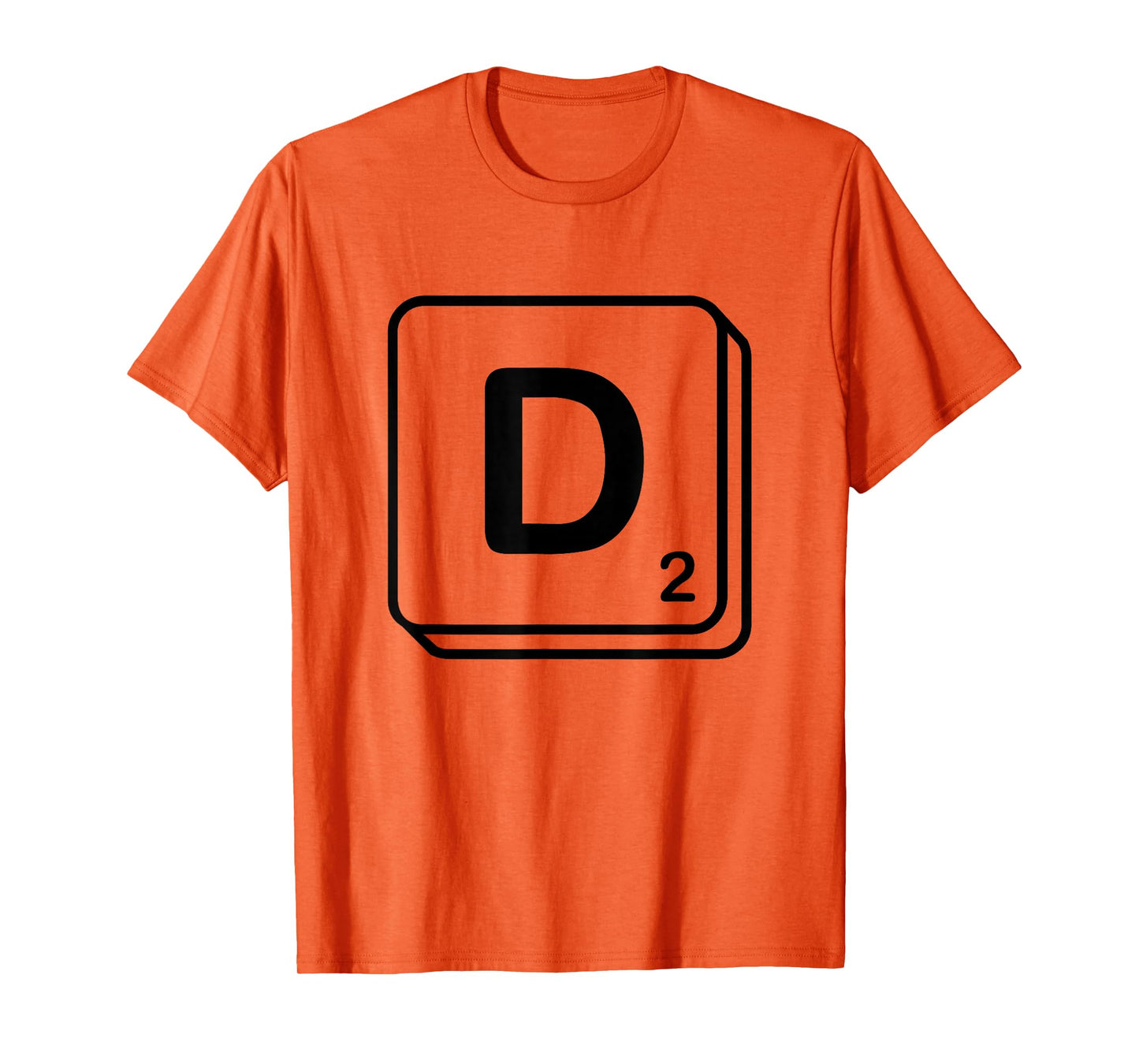 Letter D Word Game Tile T-Shirt