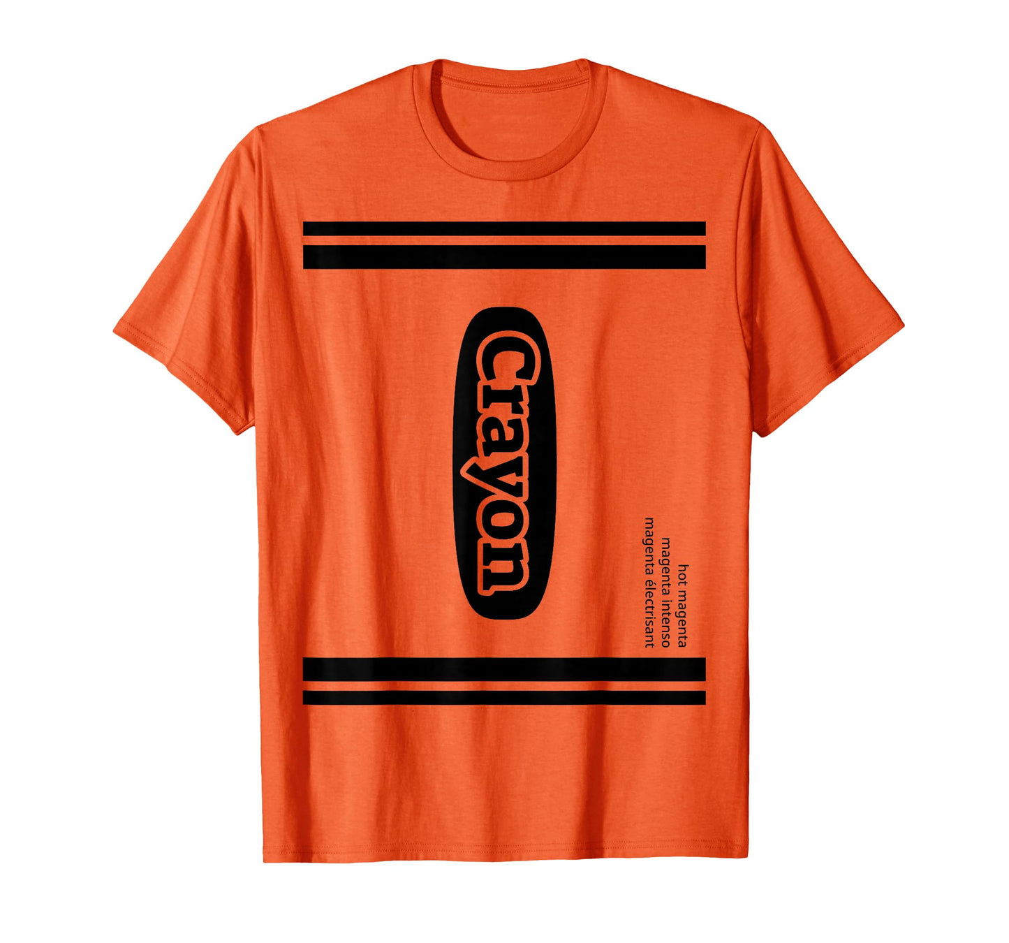 Crayon Hot Magenta Group Costume T-Shirt