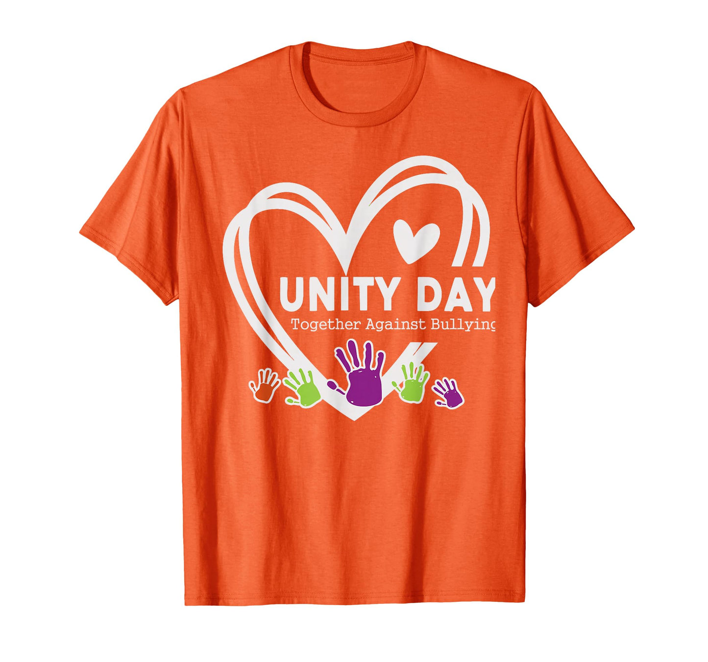 Together Against Bullying Orange Anti Bullying Unity Day Kid T-Shirt
