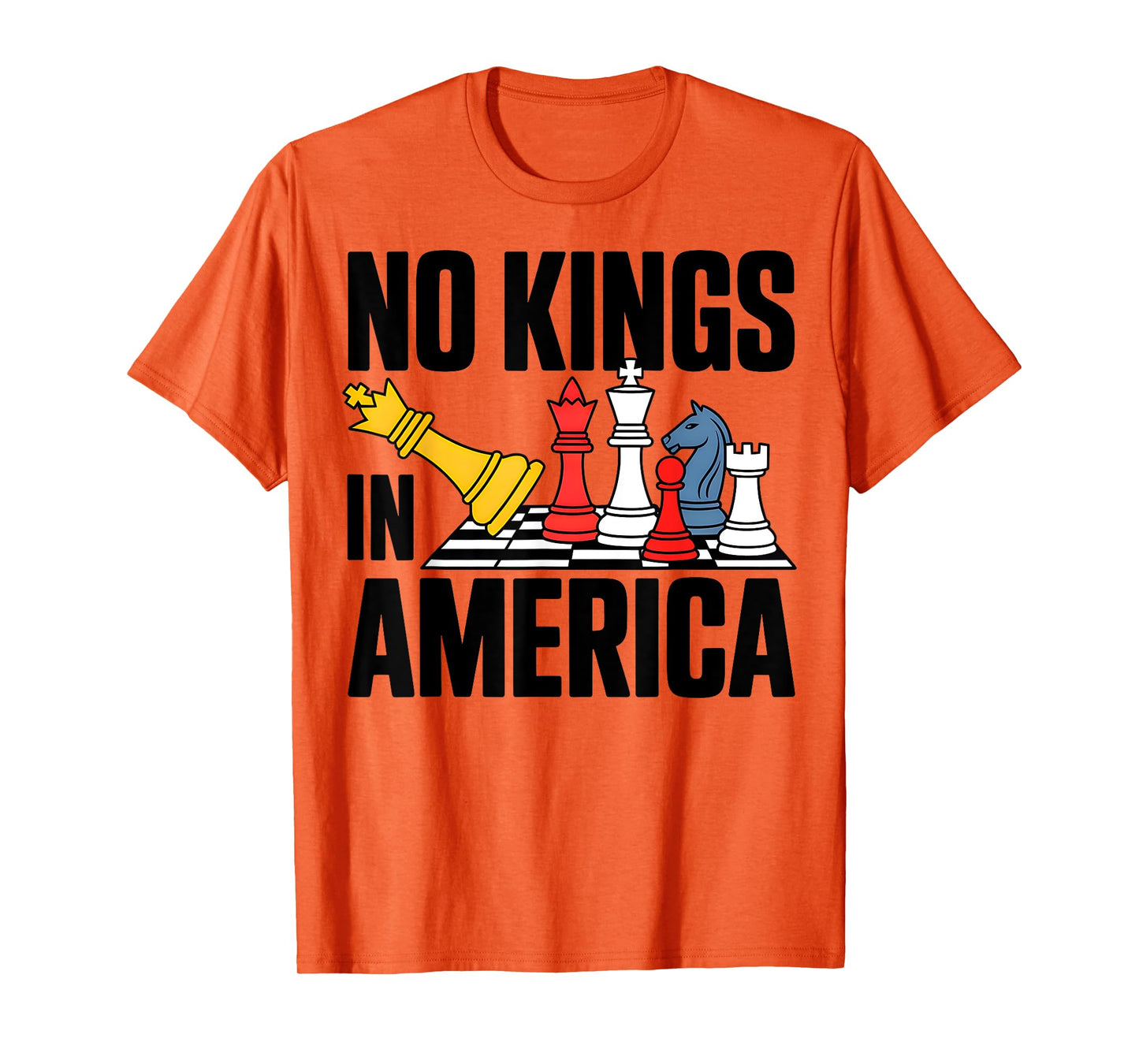 No Kings In America Shirt No Kings 4th Of July Men Women T-Shirt