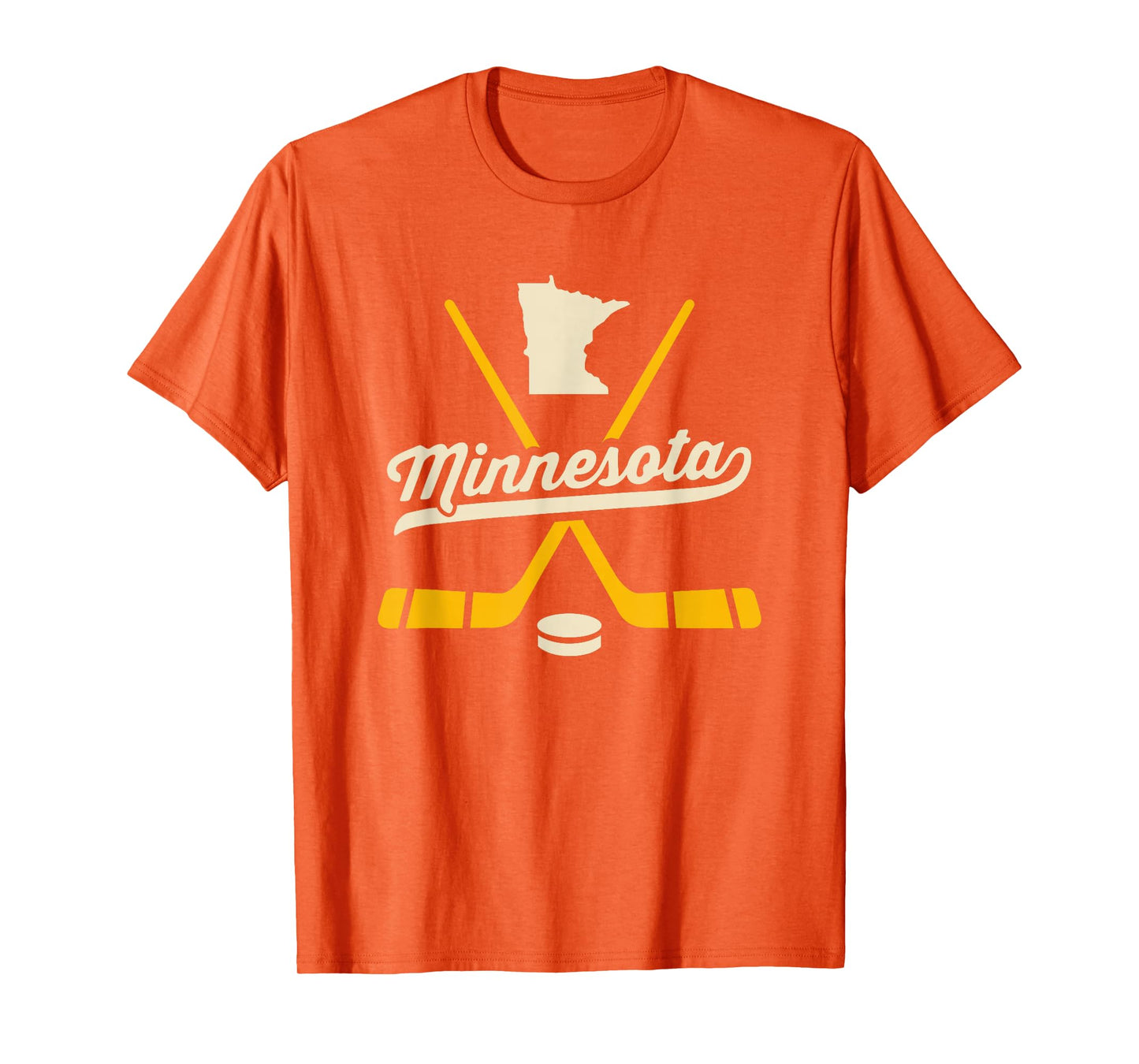 Vintage Minnesota Ice Hockey Sticks Sports Team Fan Gift T-Shirt