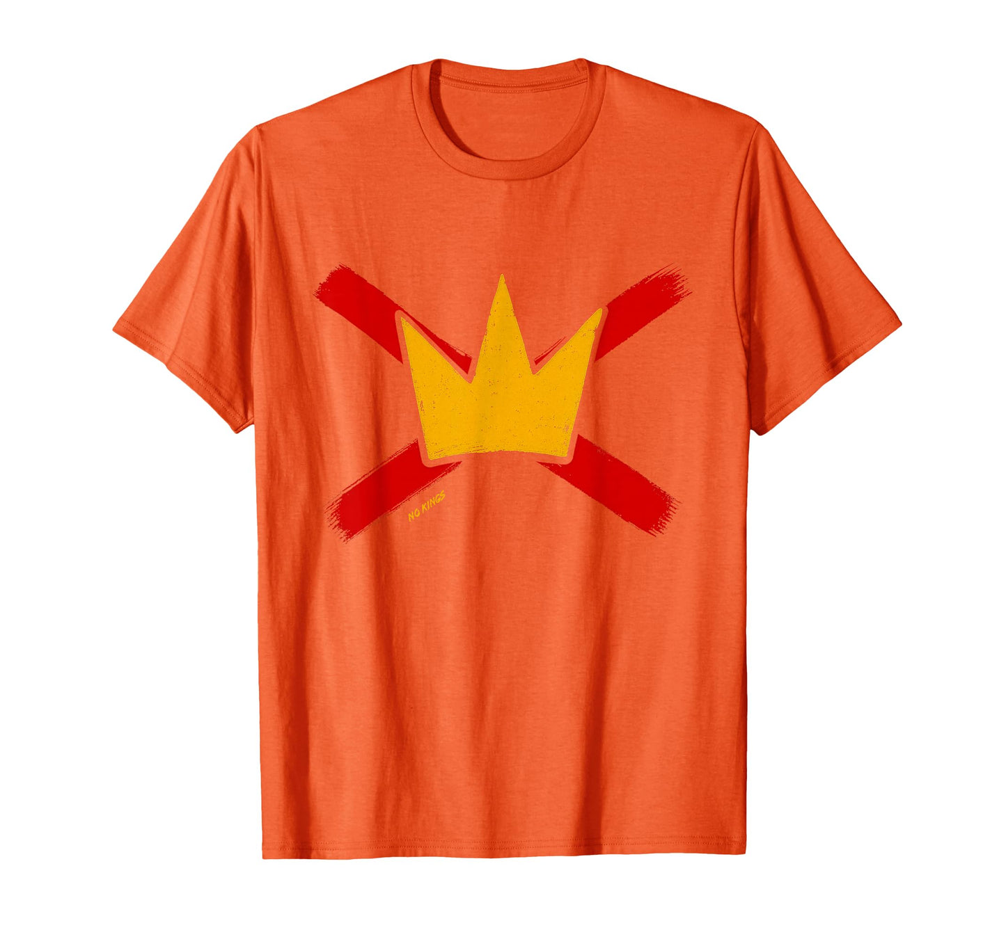 No Kings Brush Art Minimal Streetwear Symbol T-Shirt