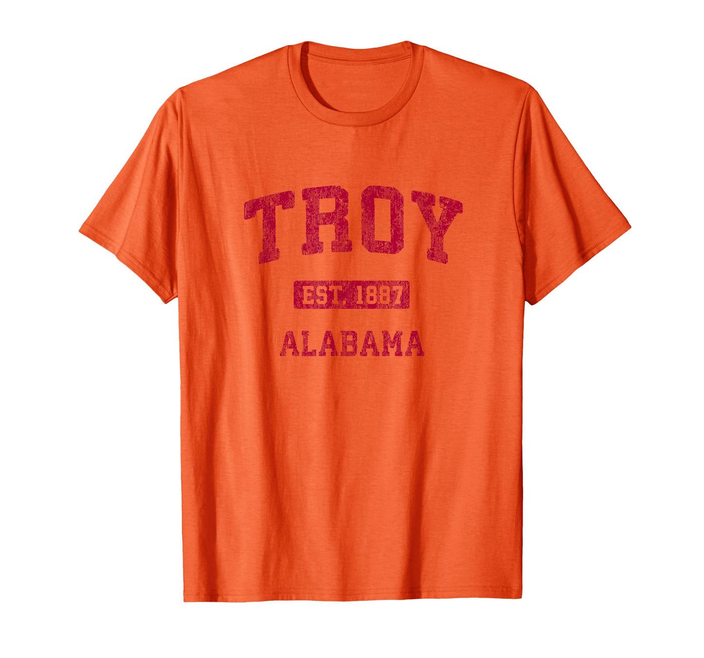 Troy Alabama AL Vintage Athletic Sports Design T-Shirt