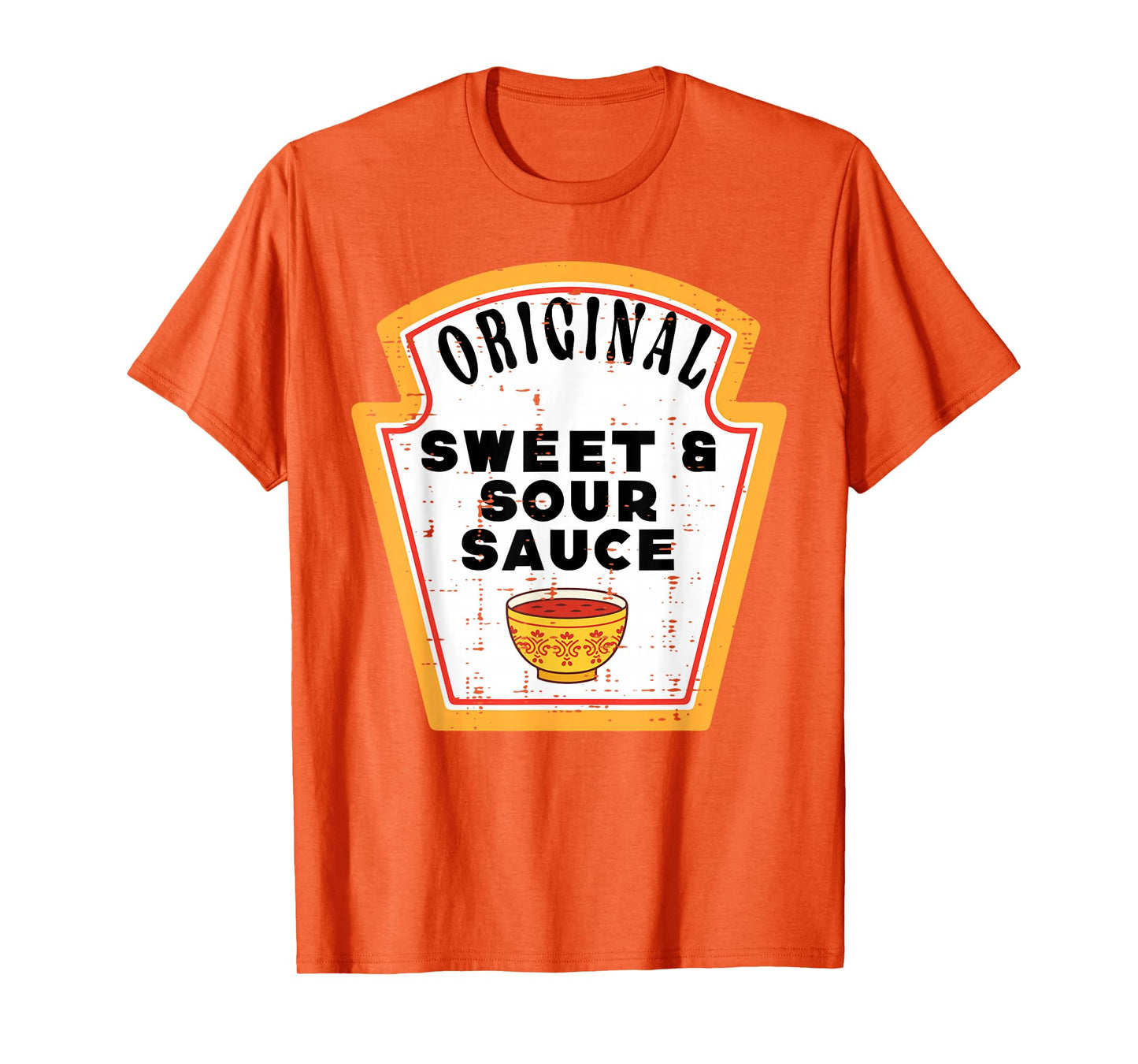 Halloween Sweet Sour Sauce Funny Food Costume Men Women Kids T-Shirt