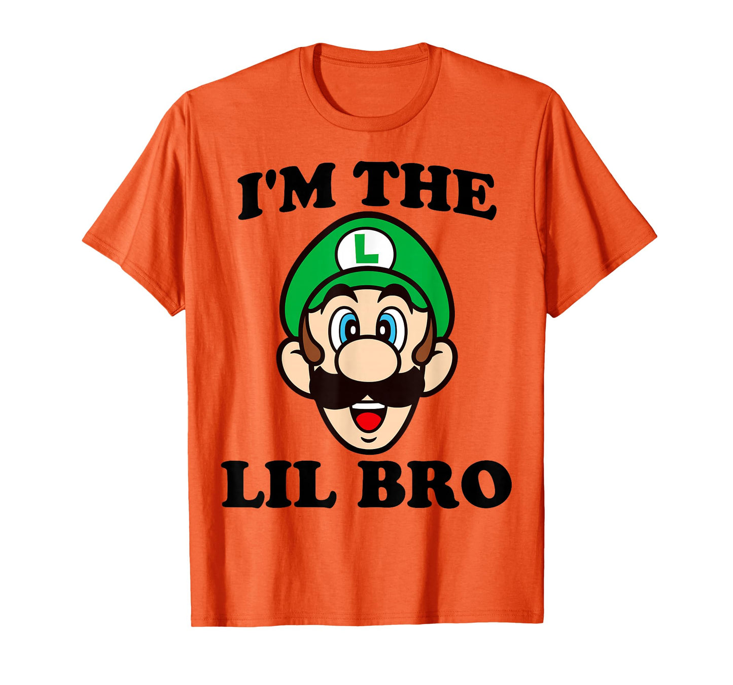 Super Mario Luigi I'm The Lil Bro Portrait T-Shirt