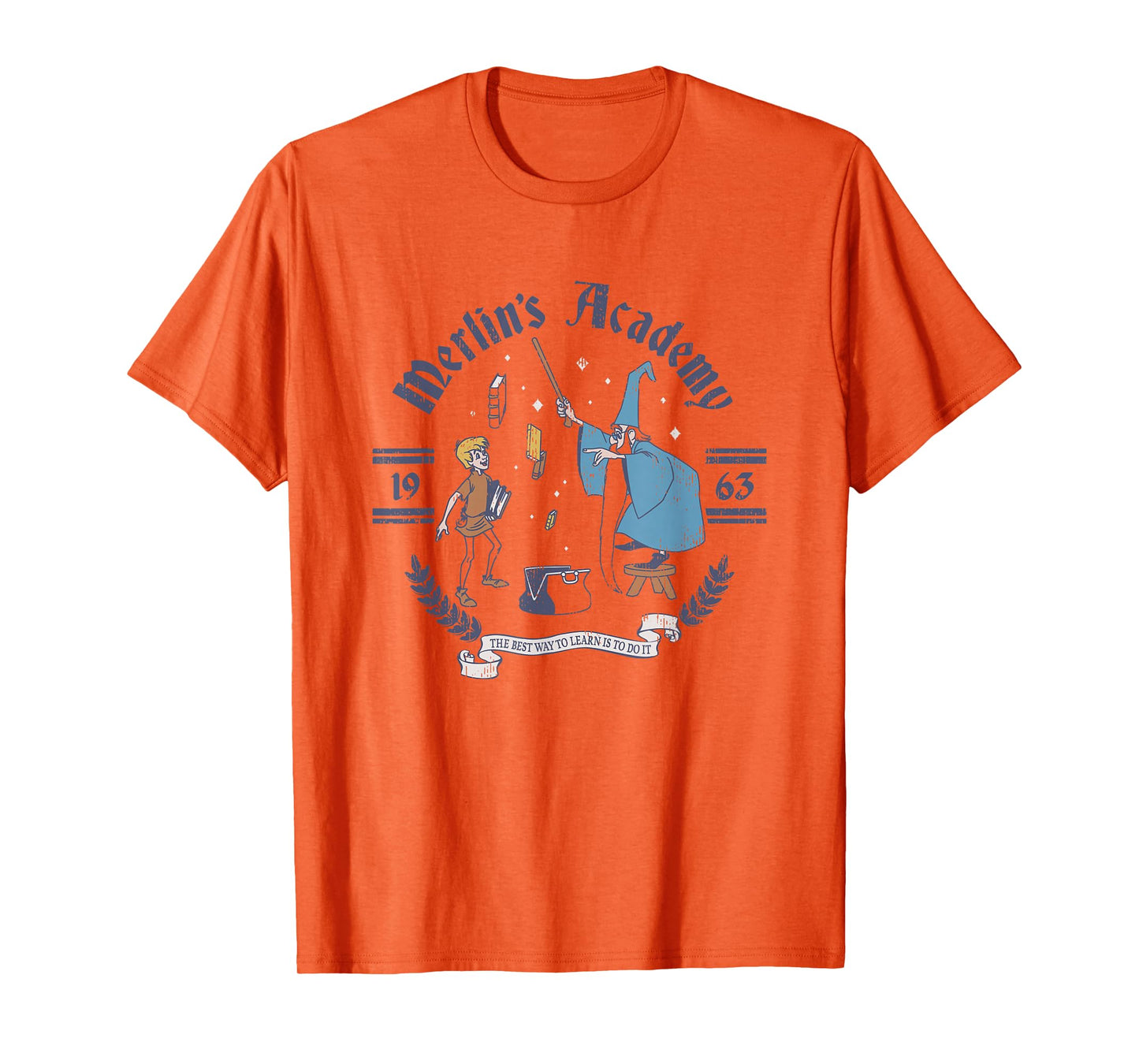 Disney The Sword in the Stone Merlin's Academy Vintage T-Shirt