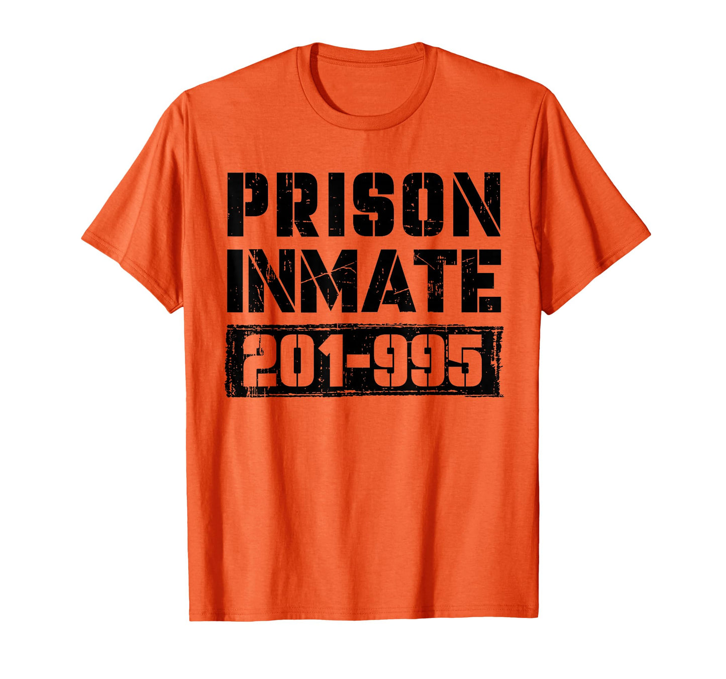 Prison Jail Inmate Funny Prisoner Spooky Halloween Costume T-Shirt