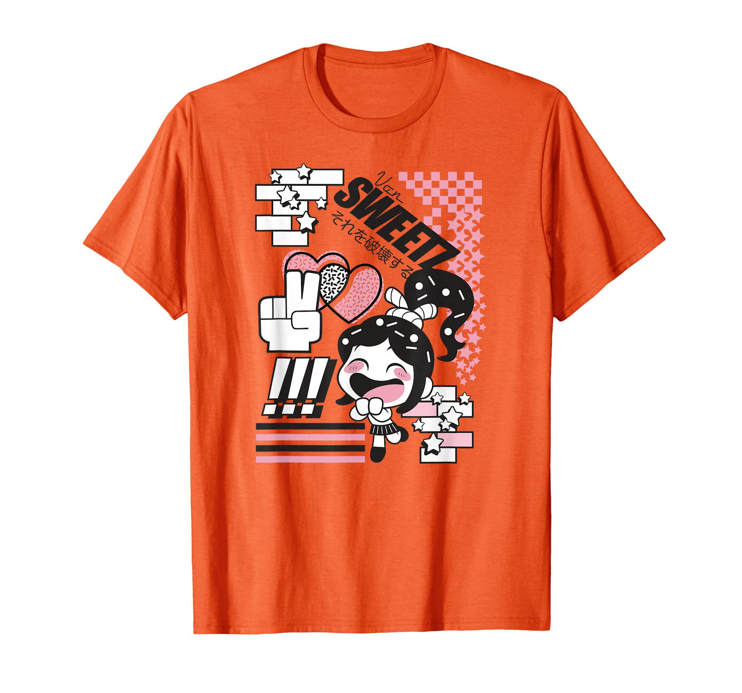 Disney Wreck-It Ralph Von Sweetz Vanellope Kawaii Logo T-Shirt