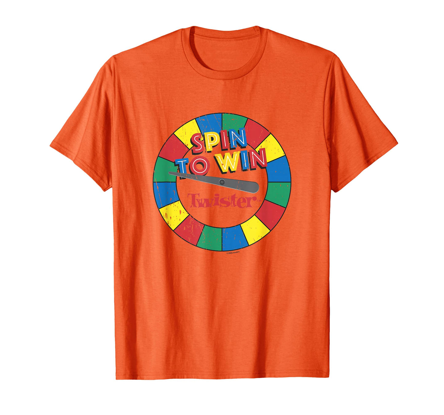 Twister Vintage Retro Distressed Spin To Win Game Logo T-Shirt