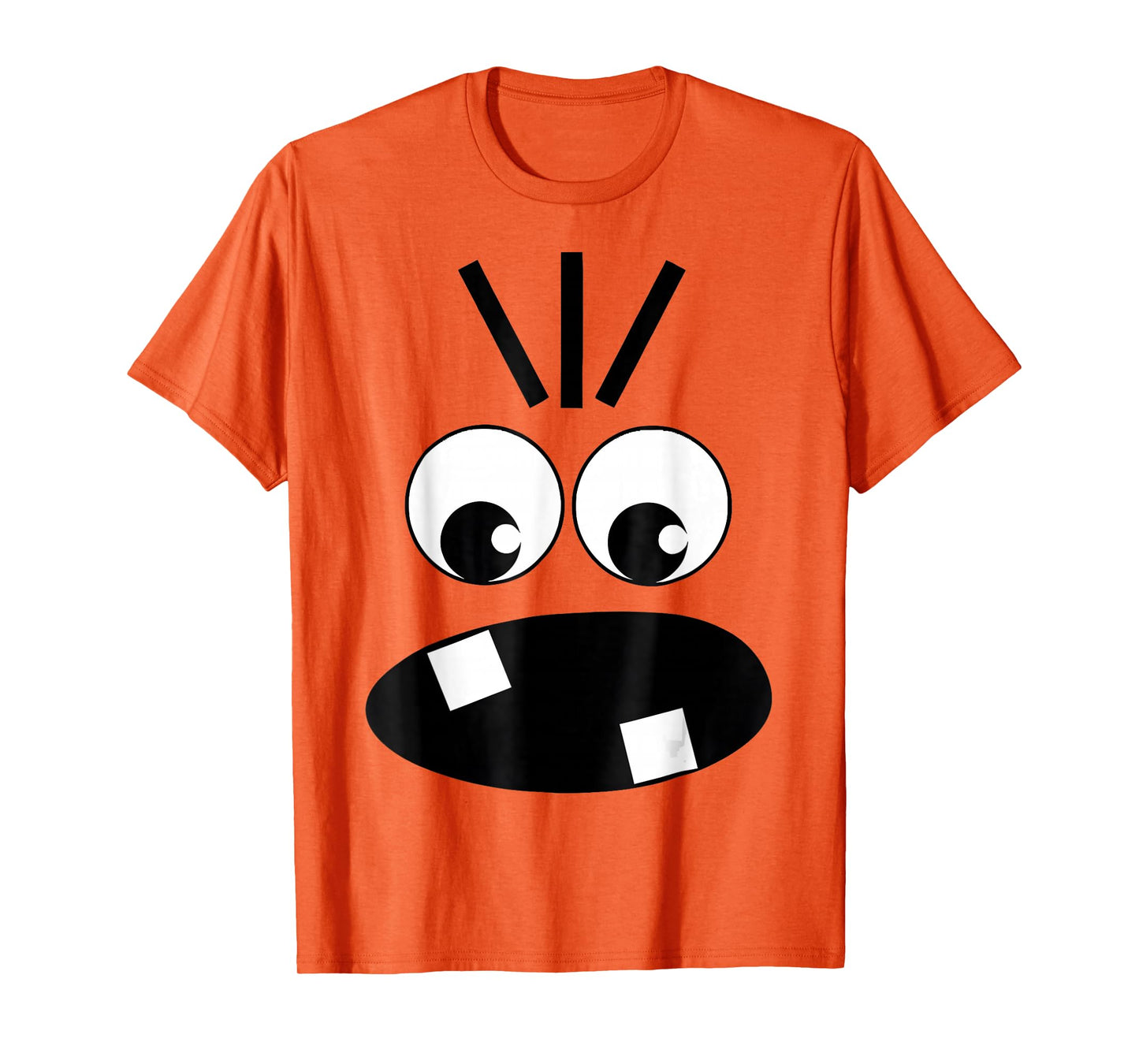 Creepy Carrots Face Halloween Costume Kids T-Shirt