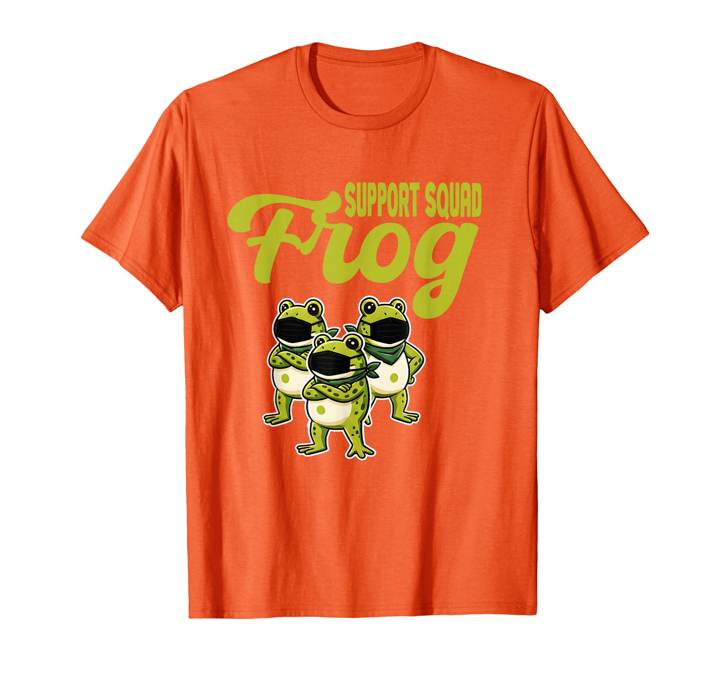 Frog Support Squad Frogs Together Strong Retro Portland T-Shirt