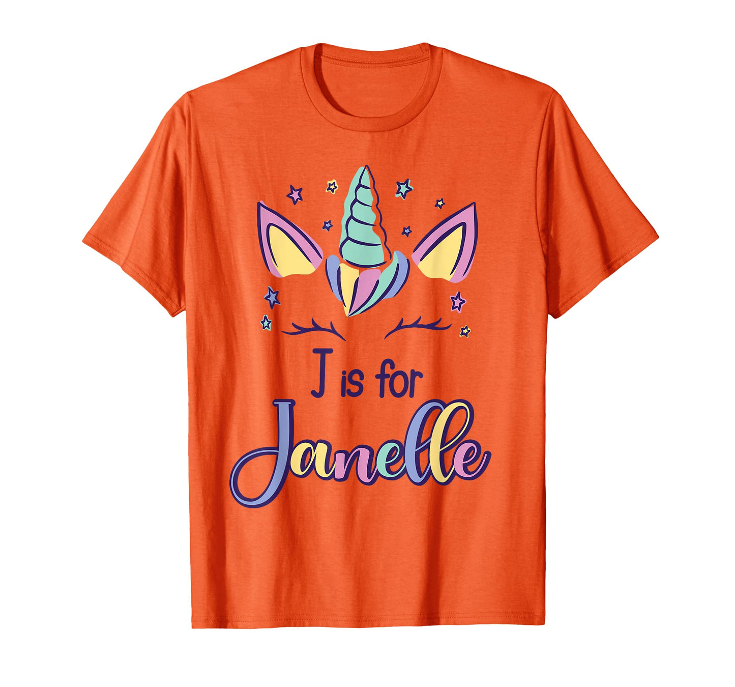 First Name Janelle Personalized J Is For Janelle T-Shirt