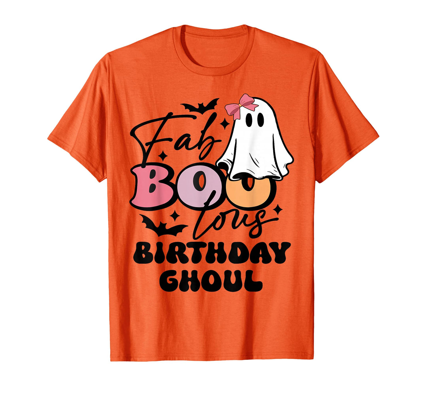 Fab Boo Lous Birthday Ghoul Cute Halloween Birthday Girls T-Shirt