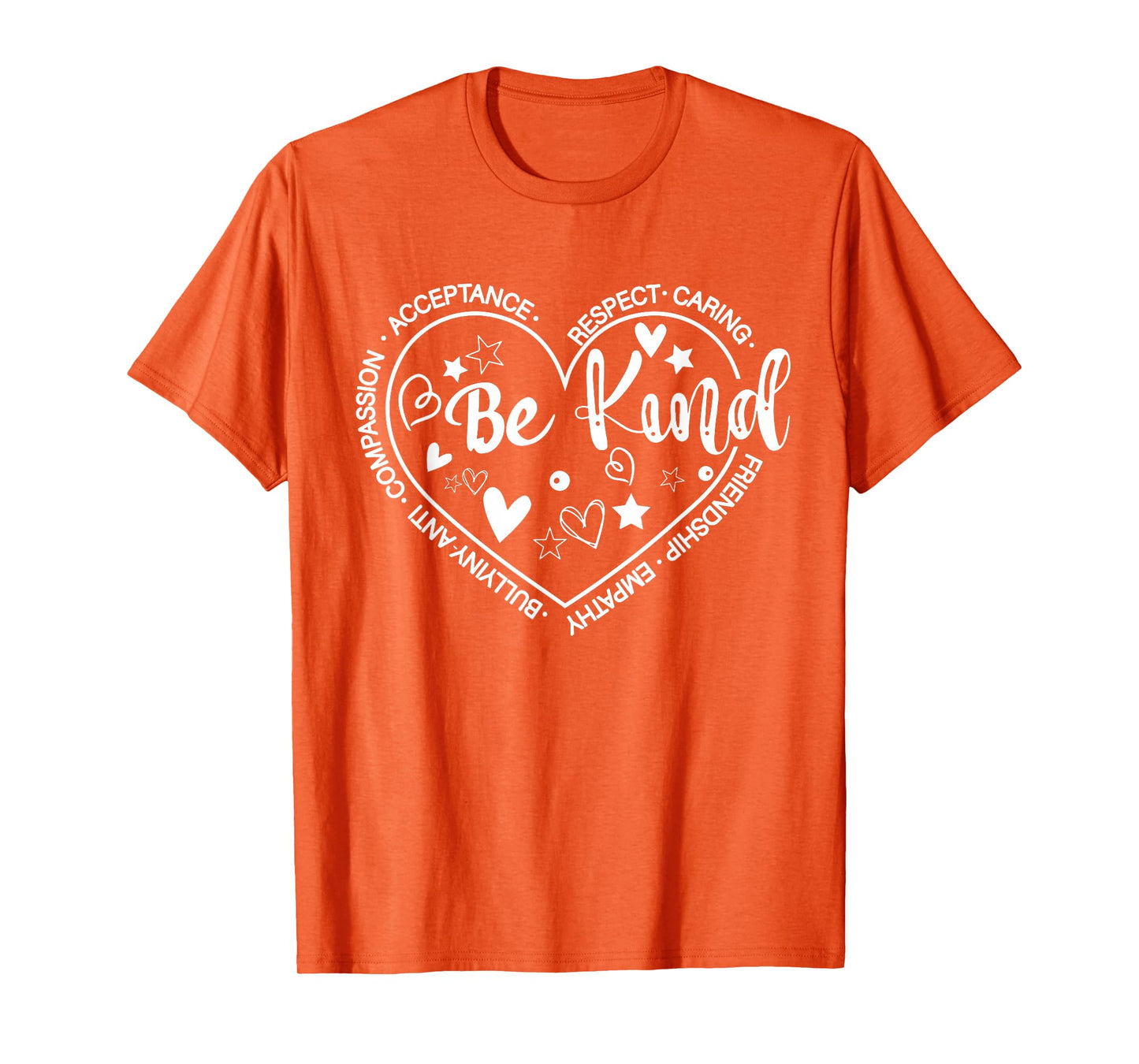 Unity Day No Bullying Orange Anti Bullying Teachers Kids T-Shirt