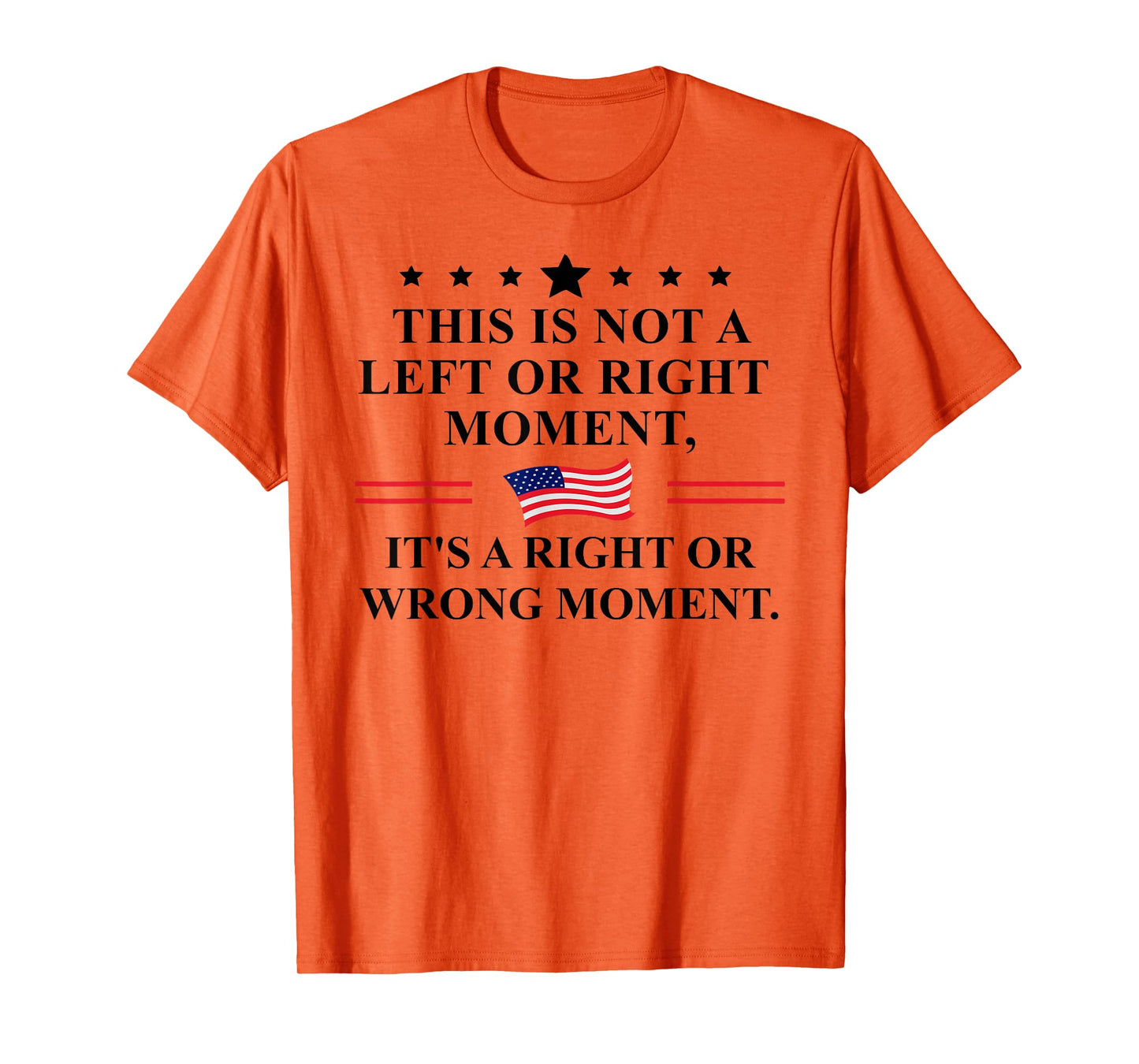 This is Not a Left or Right Moment It's a Right Wrong Moment T-Shirt