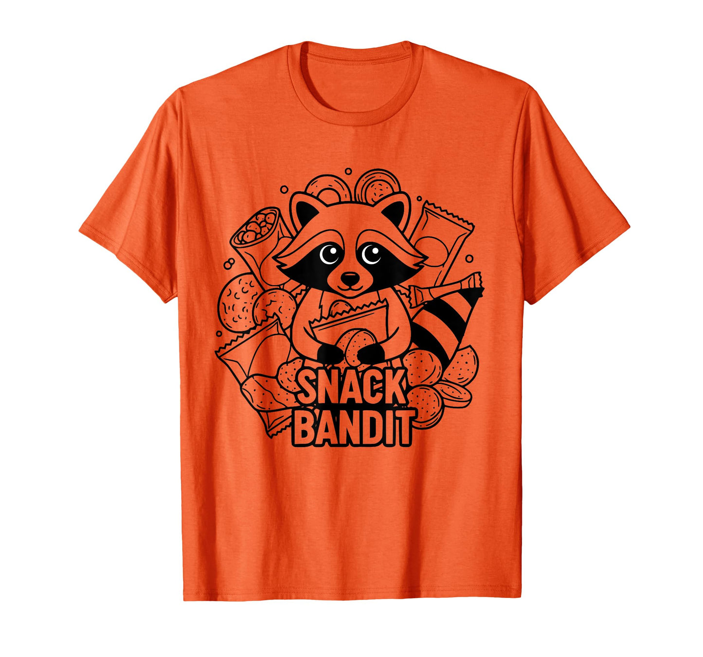 Funny Raccoon Snack Food Bandit Quote T-Shirt
