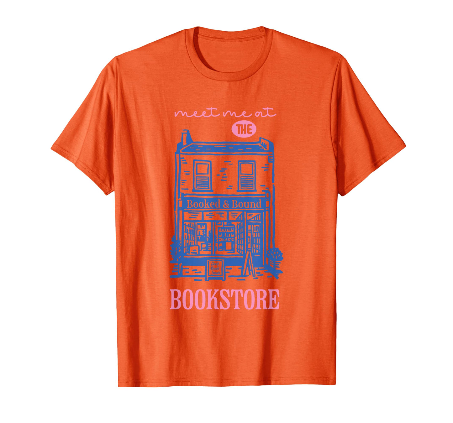 Meet Me at the Bookstore Cute Cozy Bookshop Reader Bookworm T-Shirt