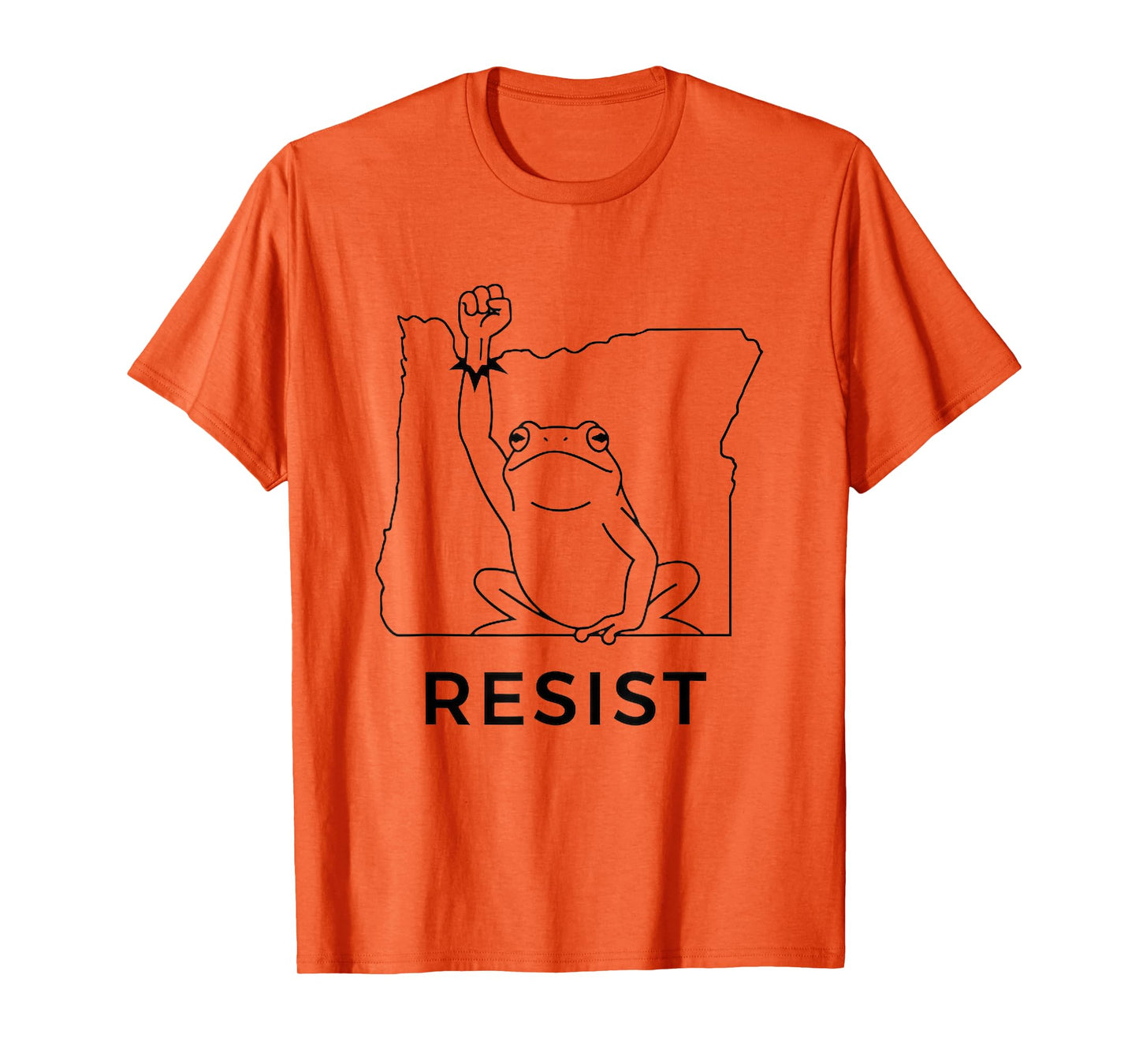 Portland Frog Protest Shirt Funny Portland Frog T-Shirt