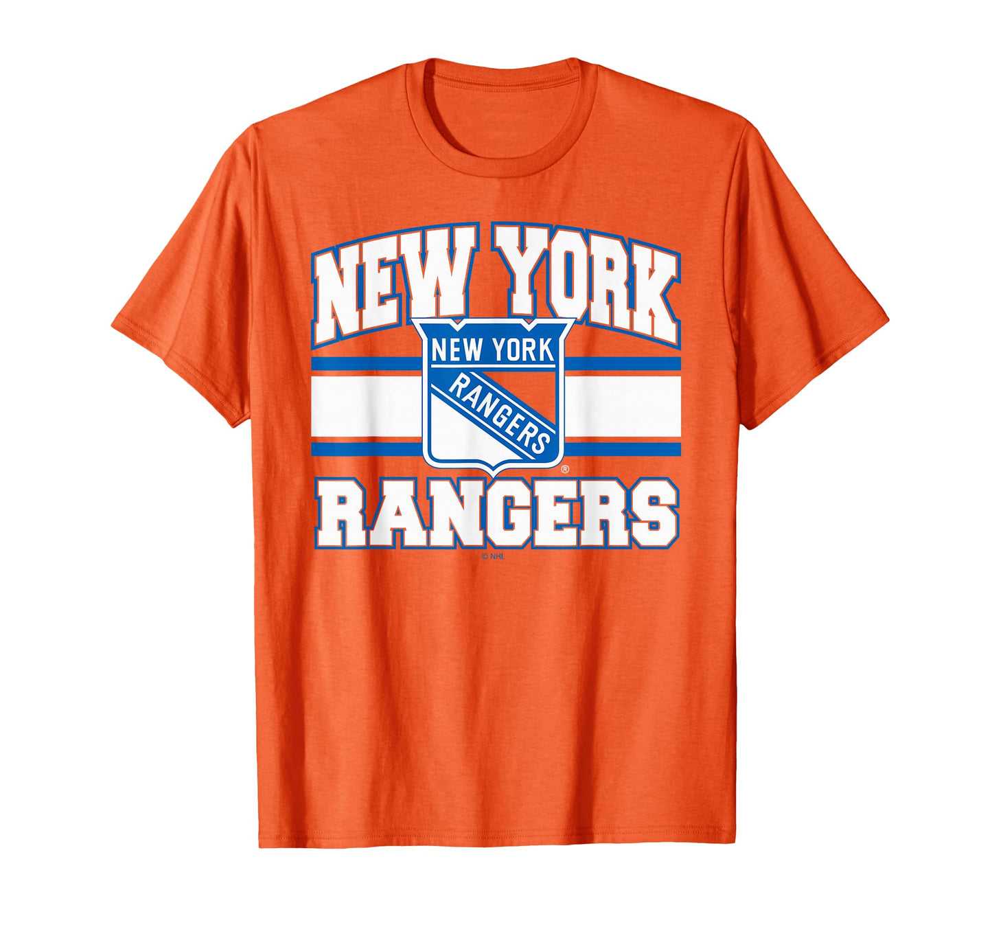 New York Rangers Stripe Red Officially Licensed T-Shirt