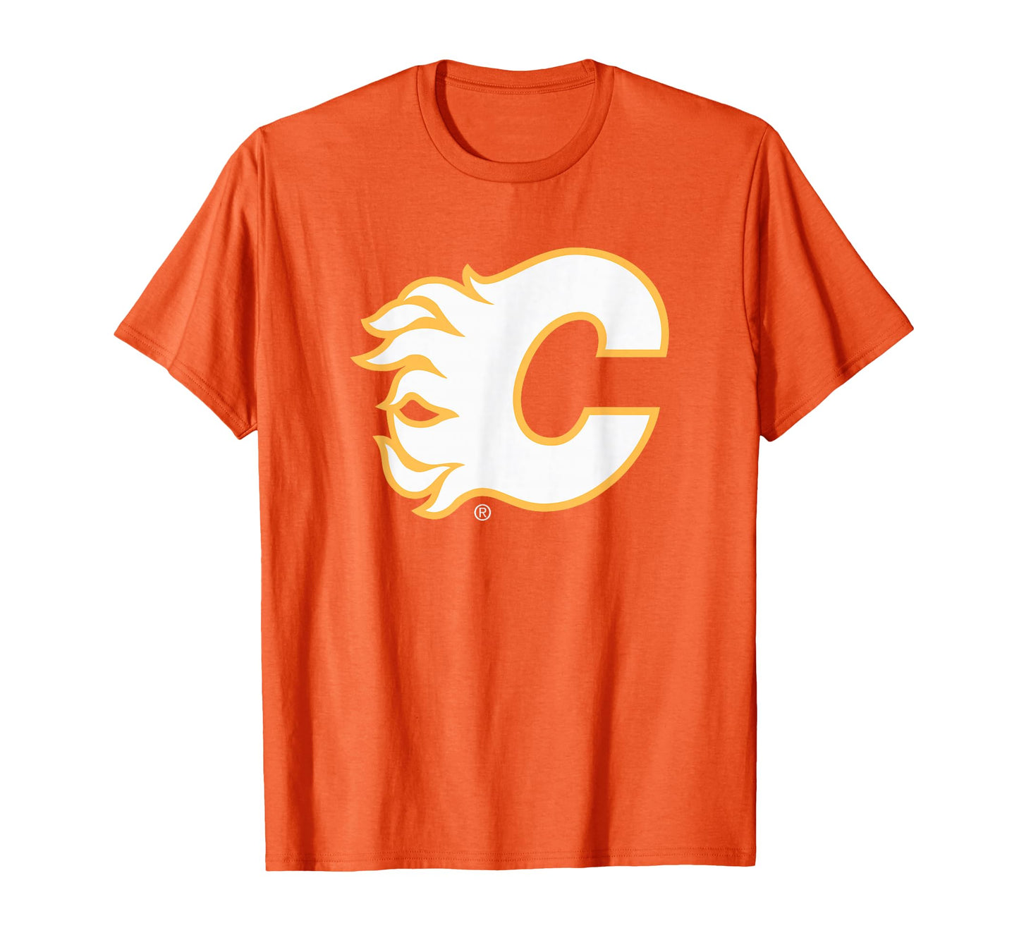 Calgary Flames Icon Red Officially Licensed T-Shirt
