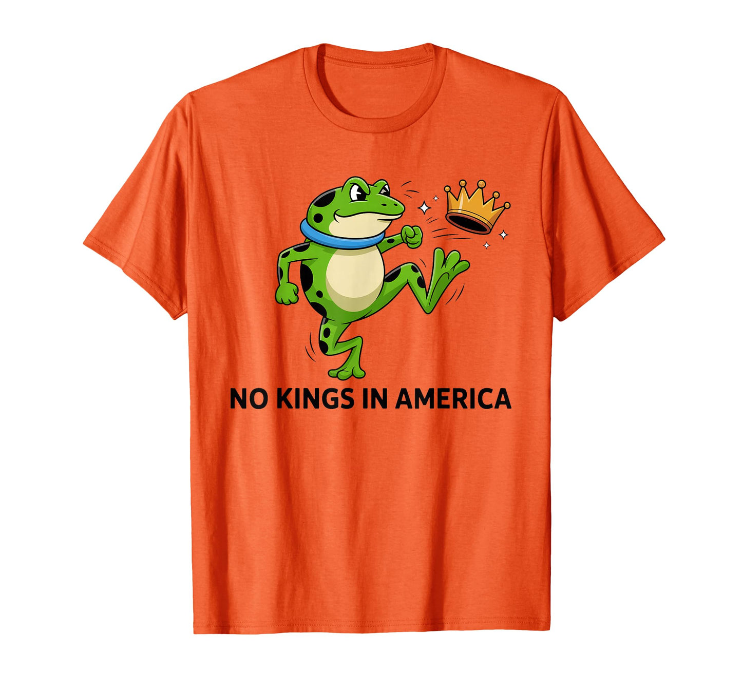 Frog No Kings in America We The People Political T-Shirt