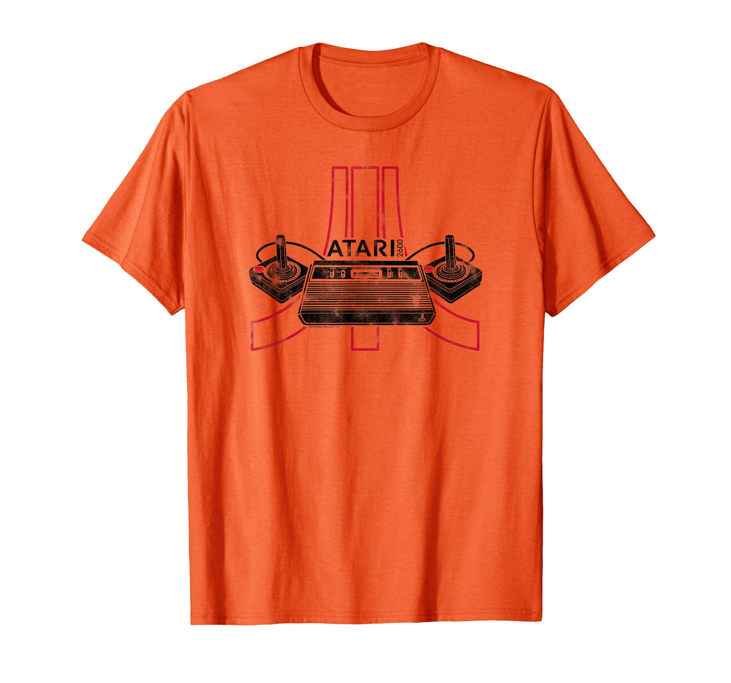 ATARI 2600 Gaming Console & Joysticks Logo T-Shirt