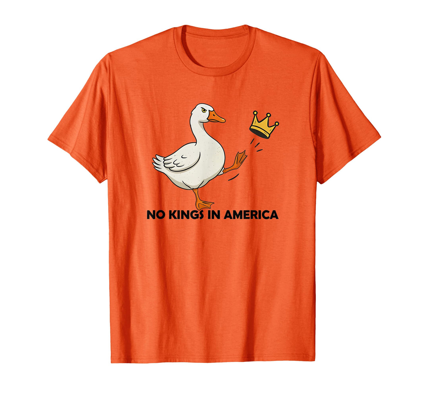 No Kings in America We The People Democracy Angry Goose T-Shirt