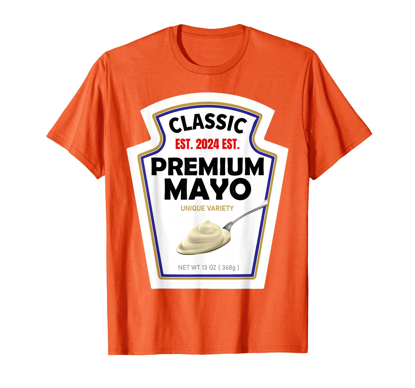 White Mayonnaise DIY Halloween Costume Couples & Group Mayo T-Shirt
