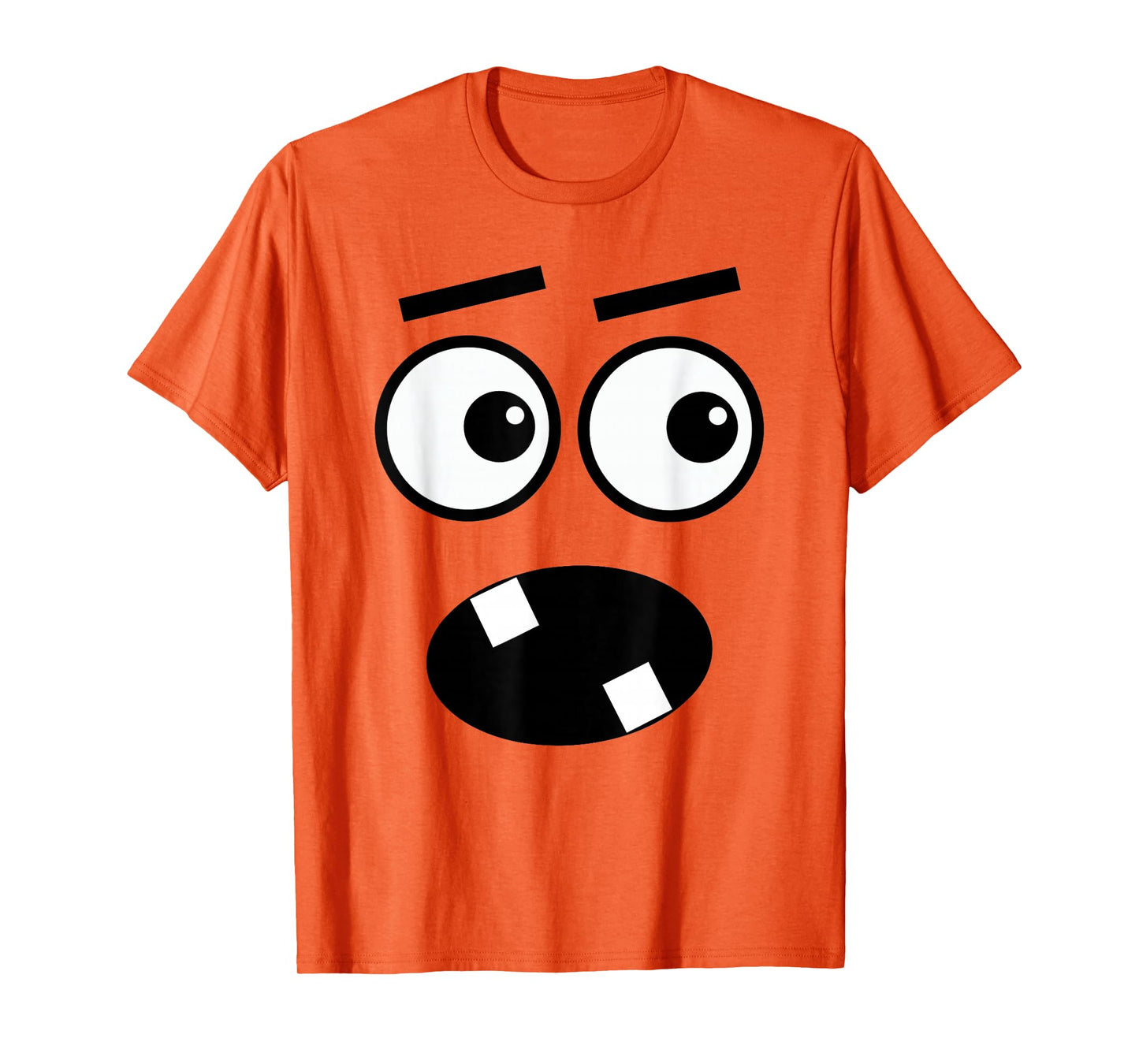 Funny Creepy Carrots Face Halloween Costume T-Shirt
