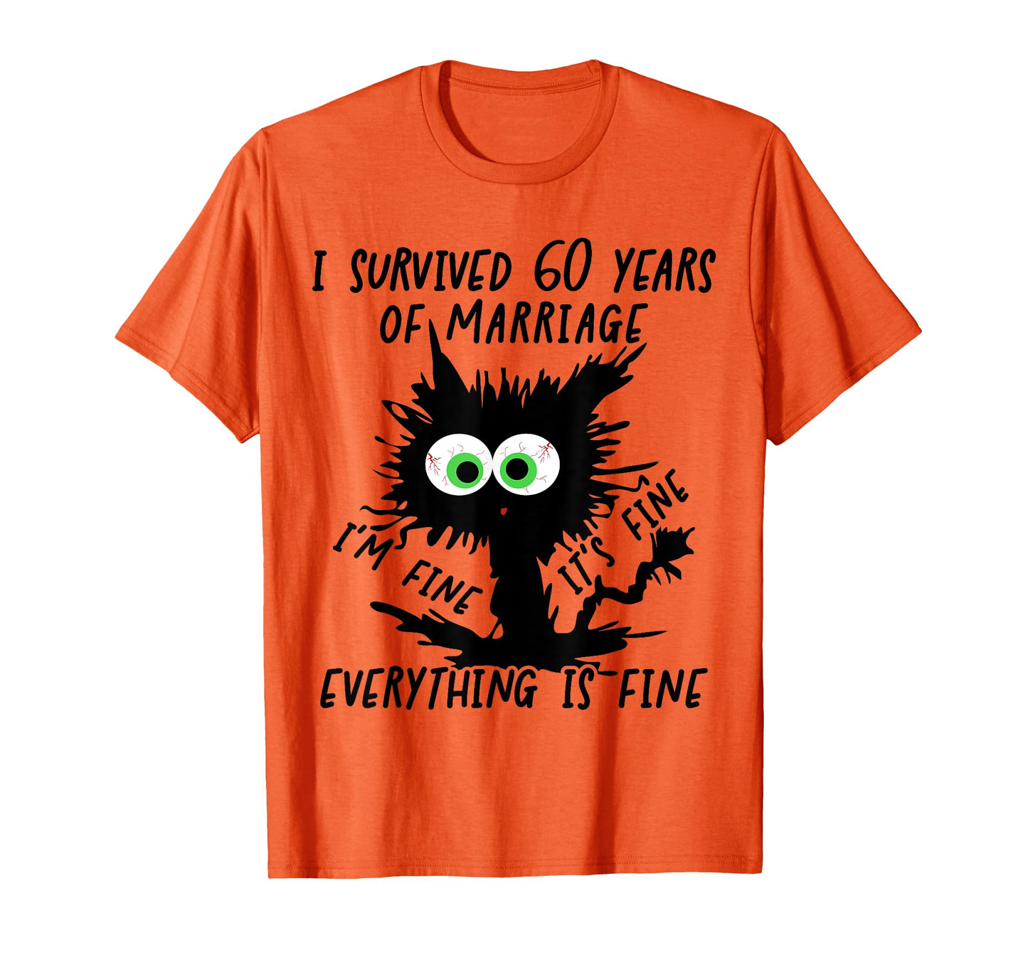 Diamond Wedding I Survived 60 Years Of Marriage T-Shirt