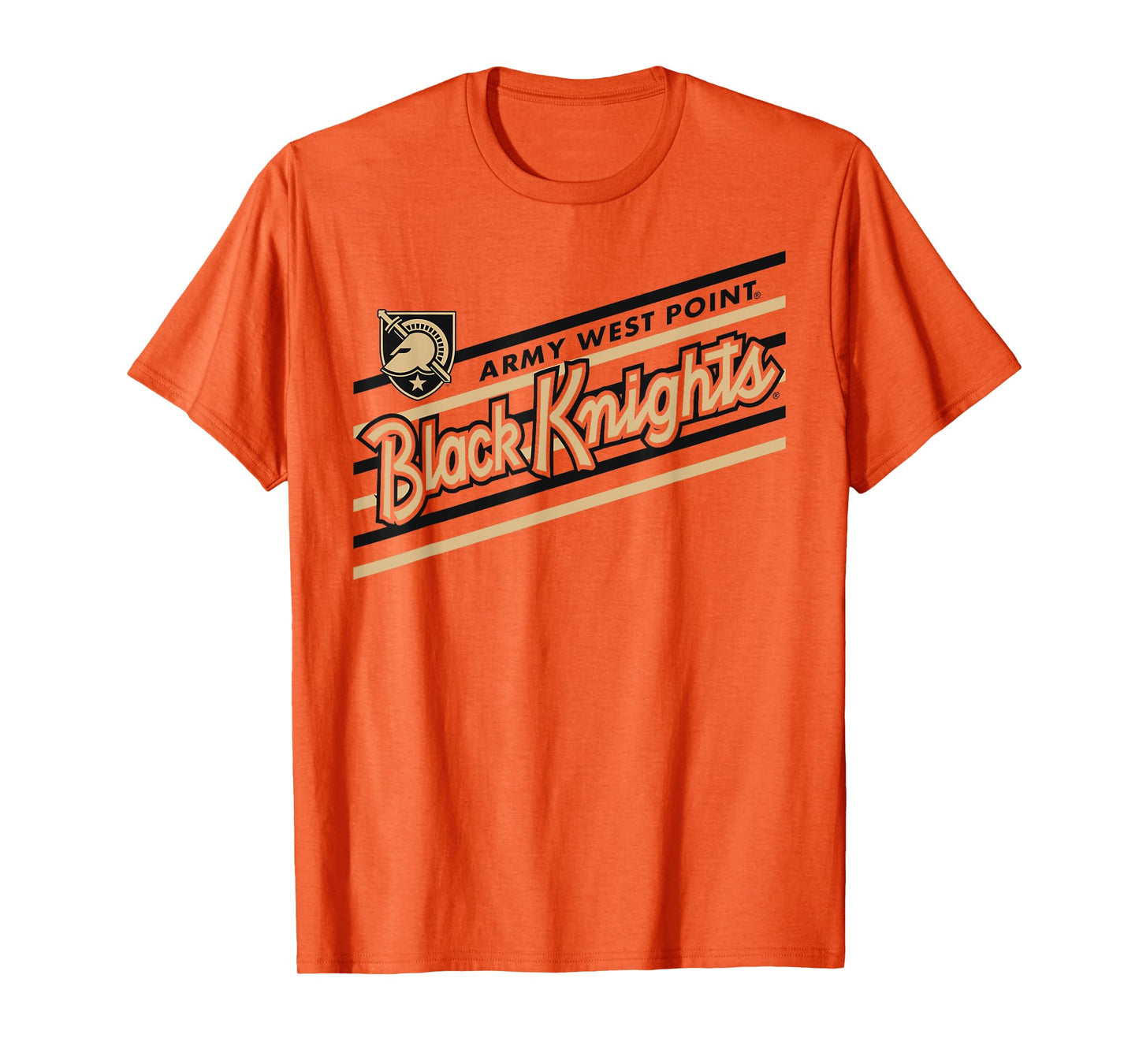 Army Black Knights Retro Performer White Officially Licensed T-Shirt