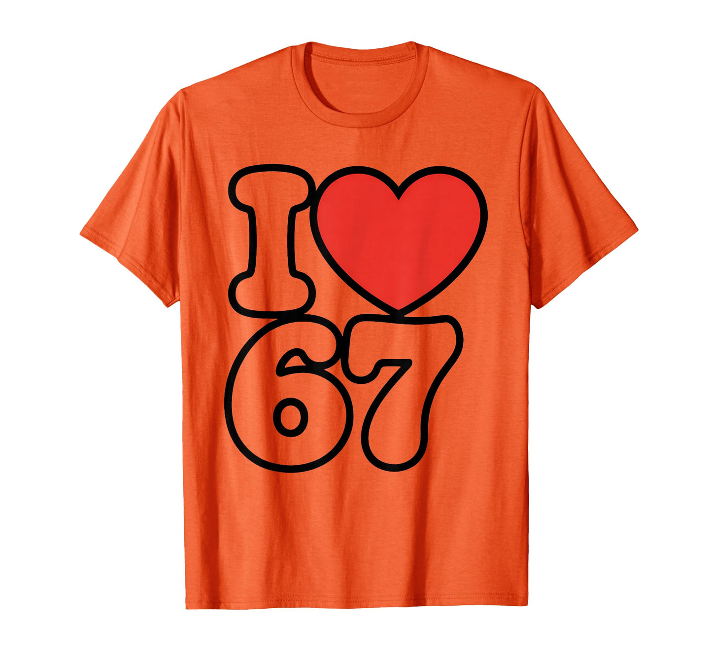 Classic I Love SIX Seven T-Shirt