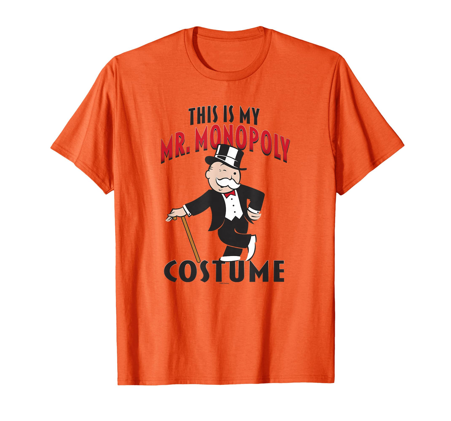 Monopoly Halloween This Is My Mr. Monopoly Costume T-Shirt