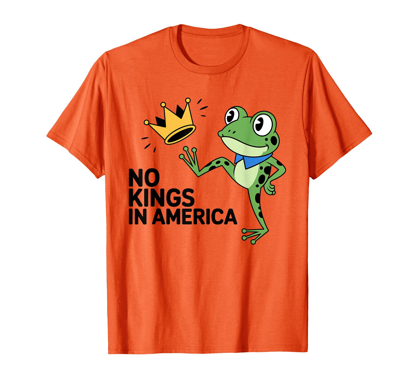 Frog No Kings in America We The People Political T-Shirt
